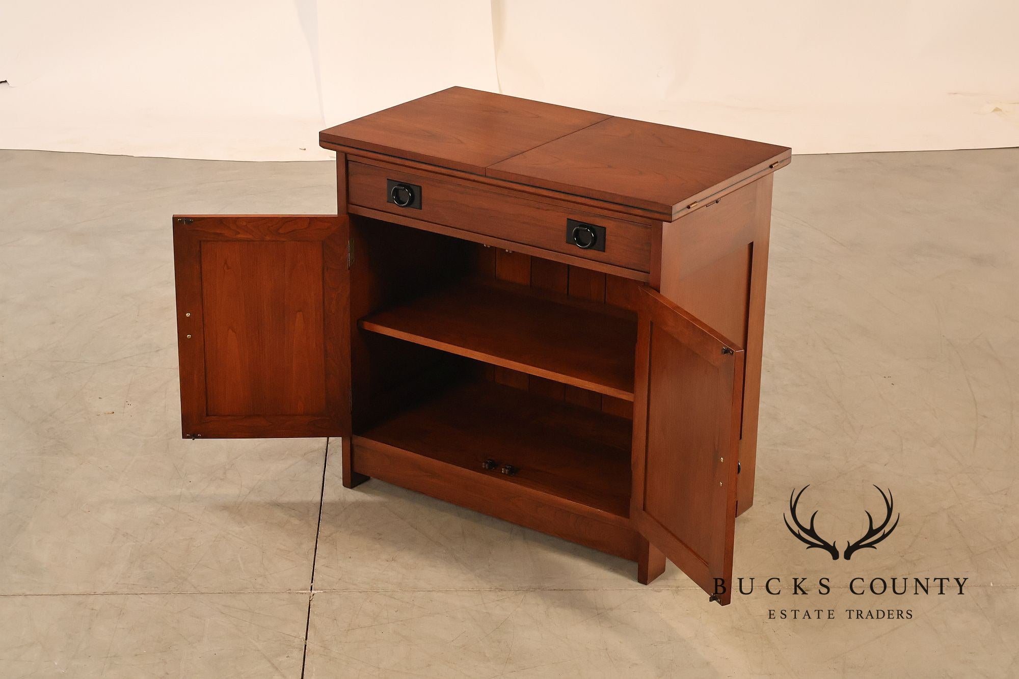 Stickley 21st Century Collection Cherry Mobile Server