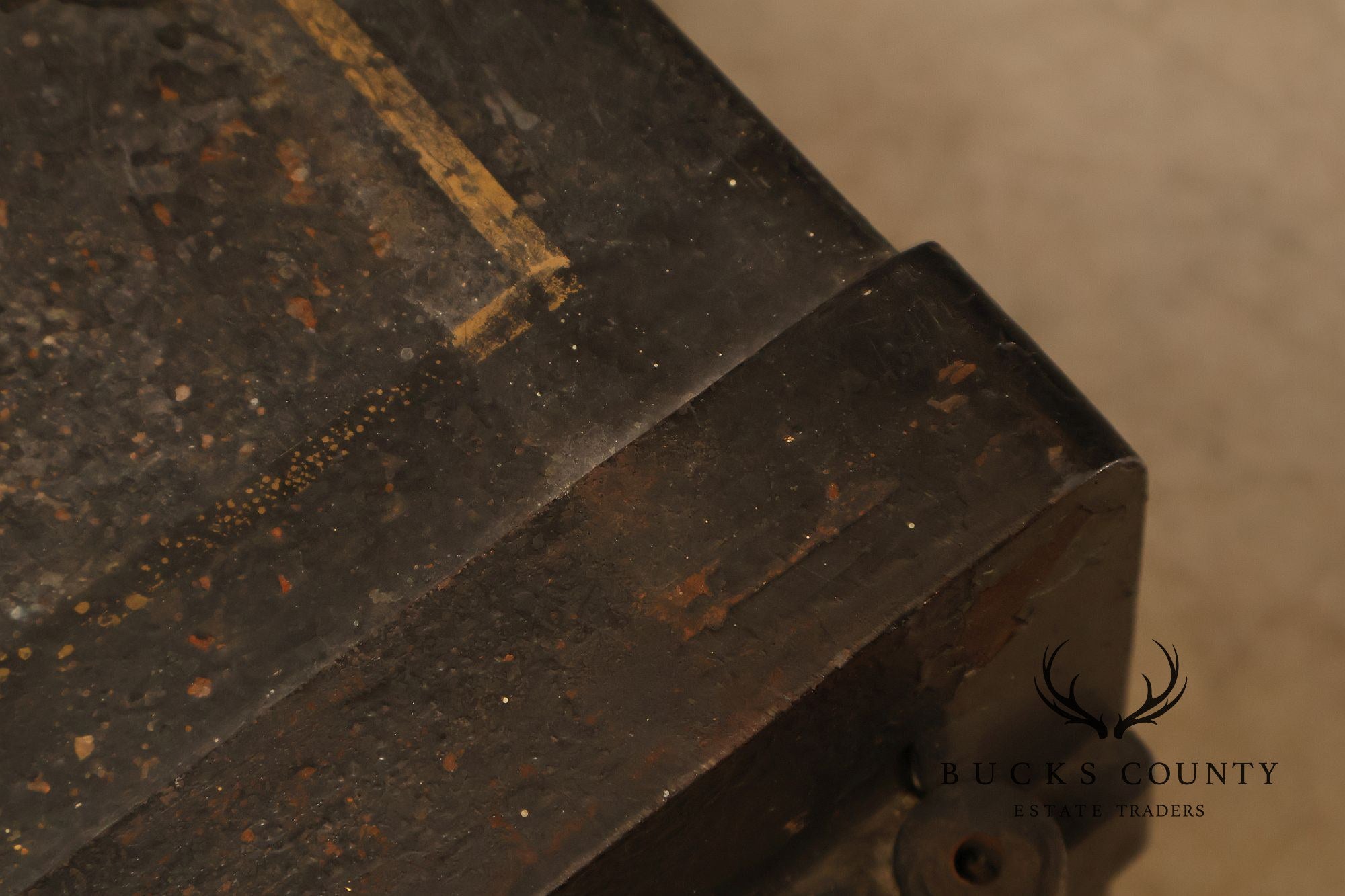 Antique Hall's Safe Company Iron Safe On Casters