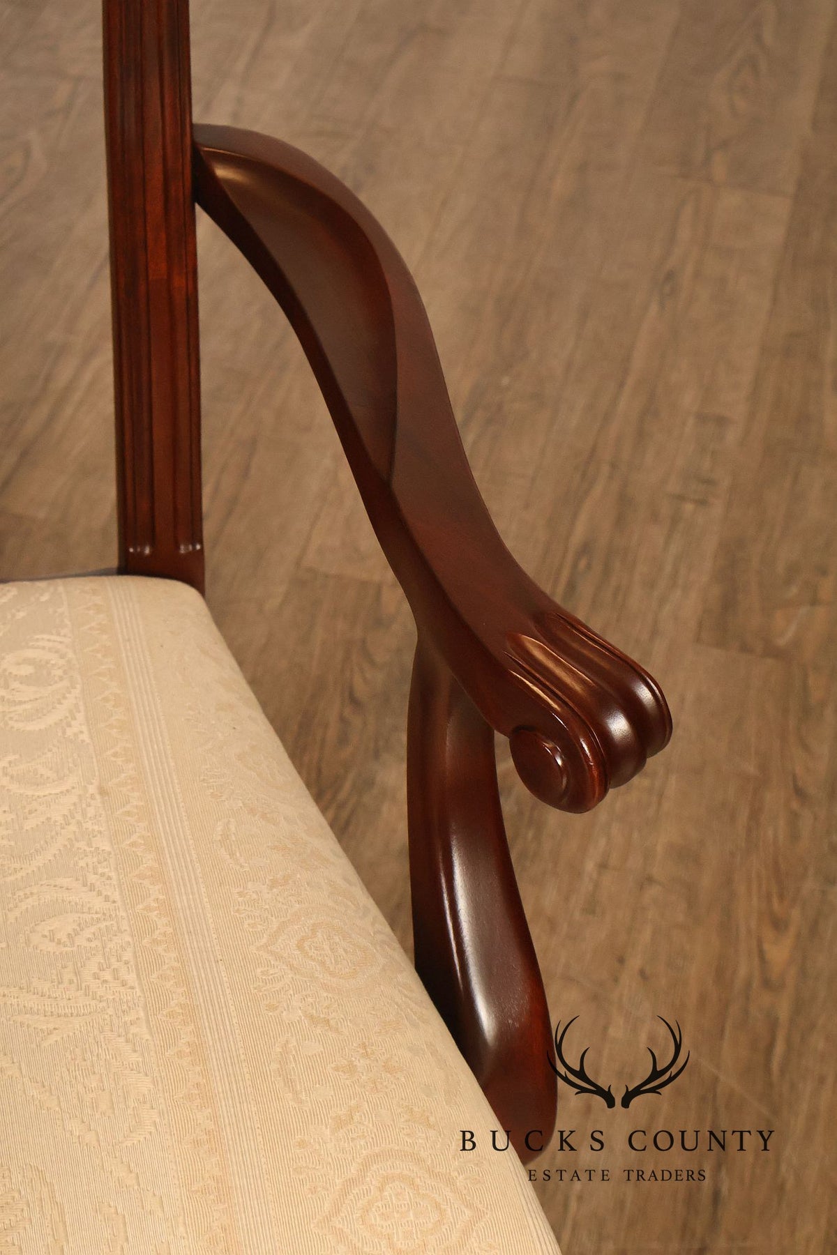 Ethan Allen '18th Century Mahogany' Set of Eight Dining Chairs