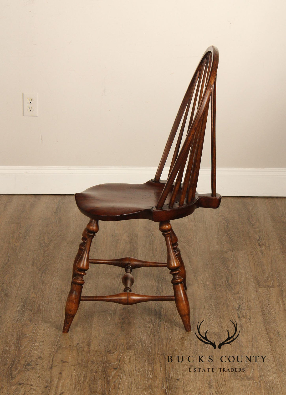 River Bend Chair Co. Brace Back Windsor Fan Back Side Chair