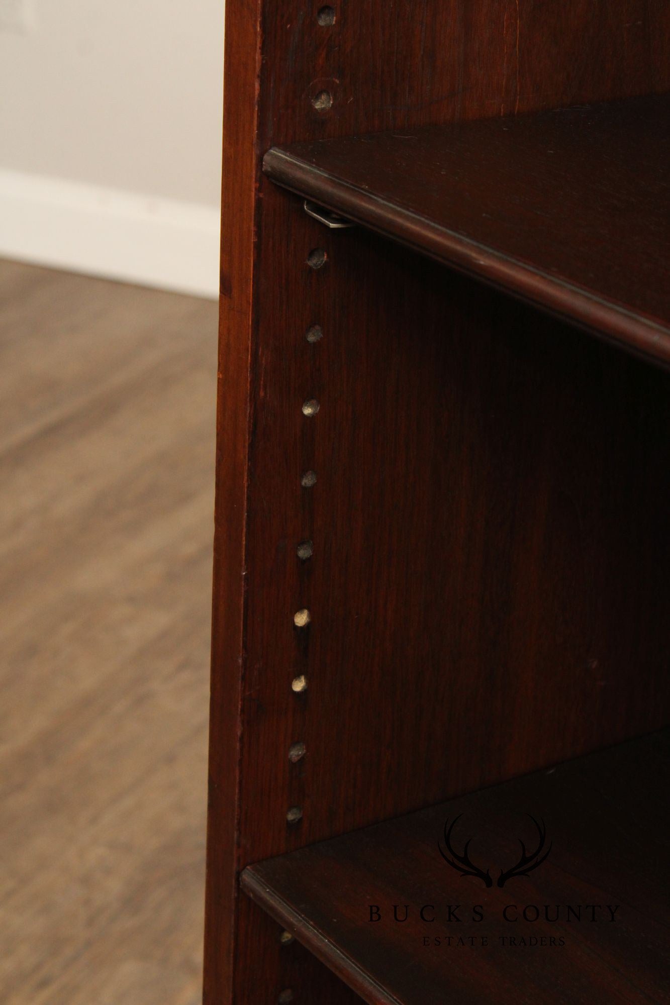 Schmieg & Kotzian Vintage Walnut Open Bookcase