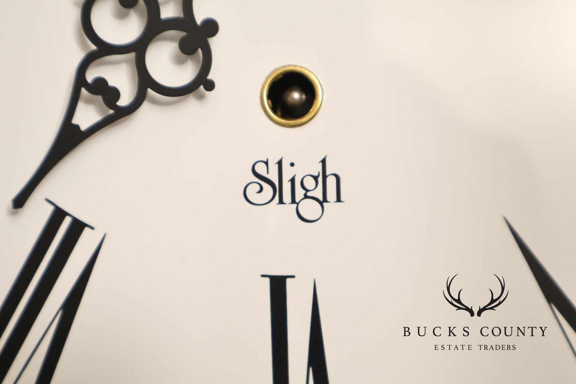 Sligh Dorset Flame Mahogany Grandfather Clock