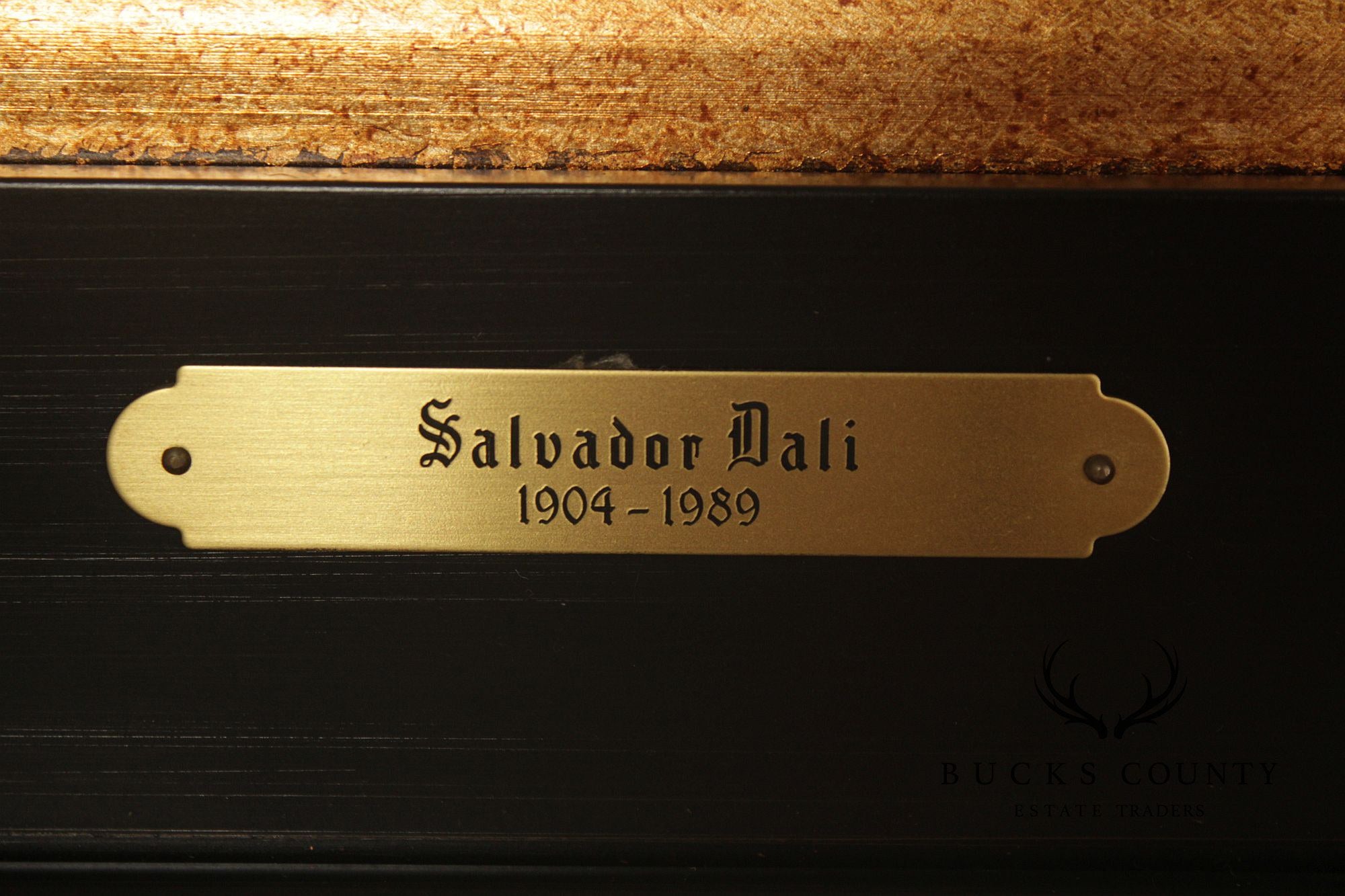 Salvador Dalí Framed Lithograph, 'Cheval De La Mort'