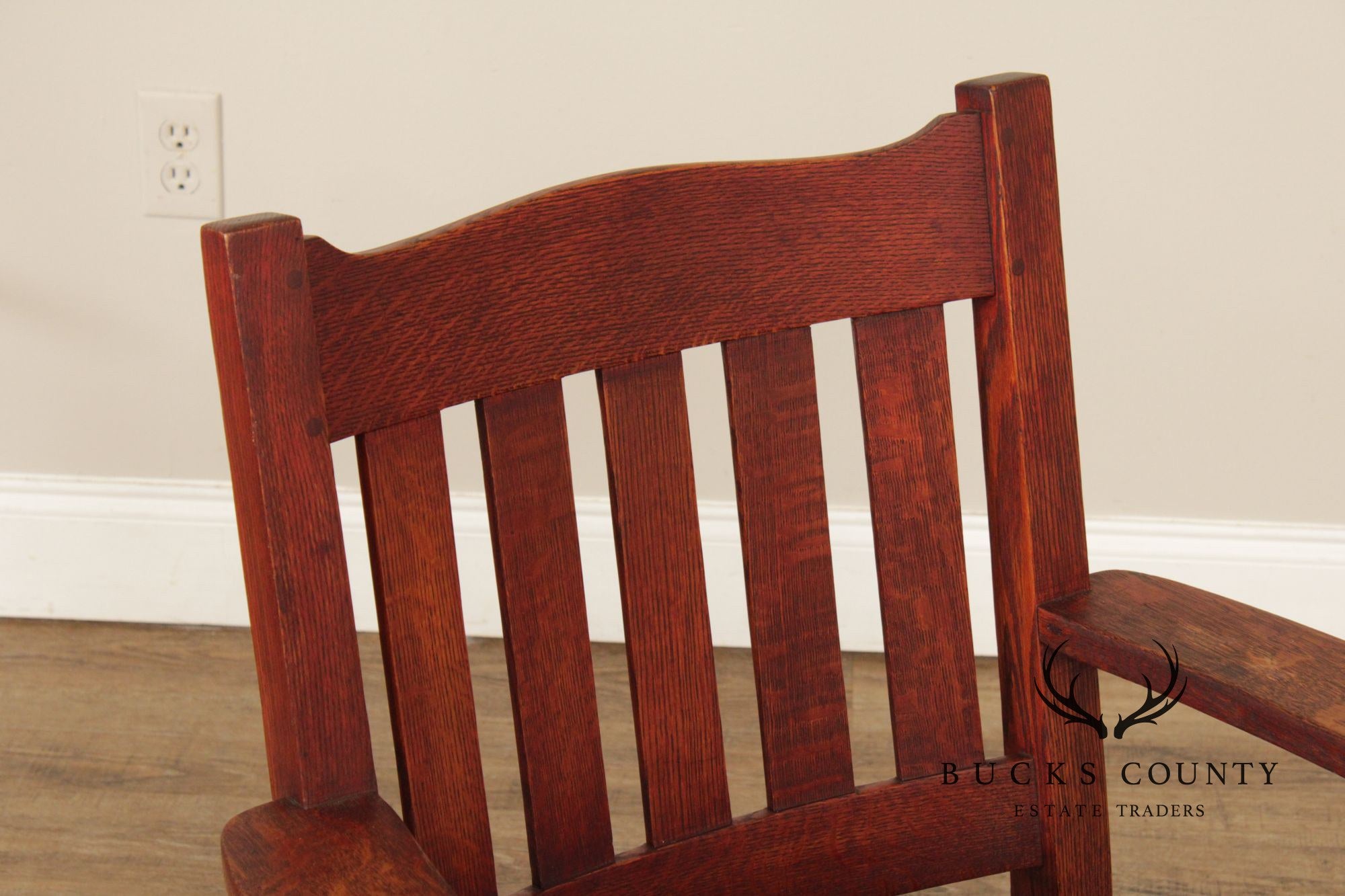 Mission Style Antique Oak Rocking Chair