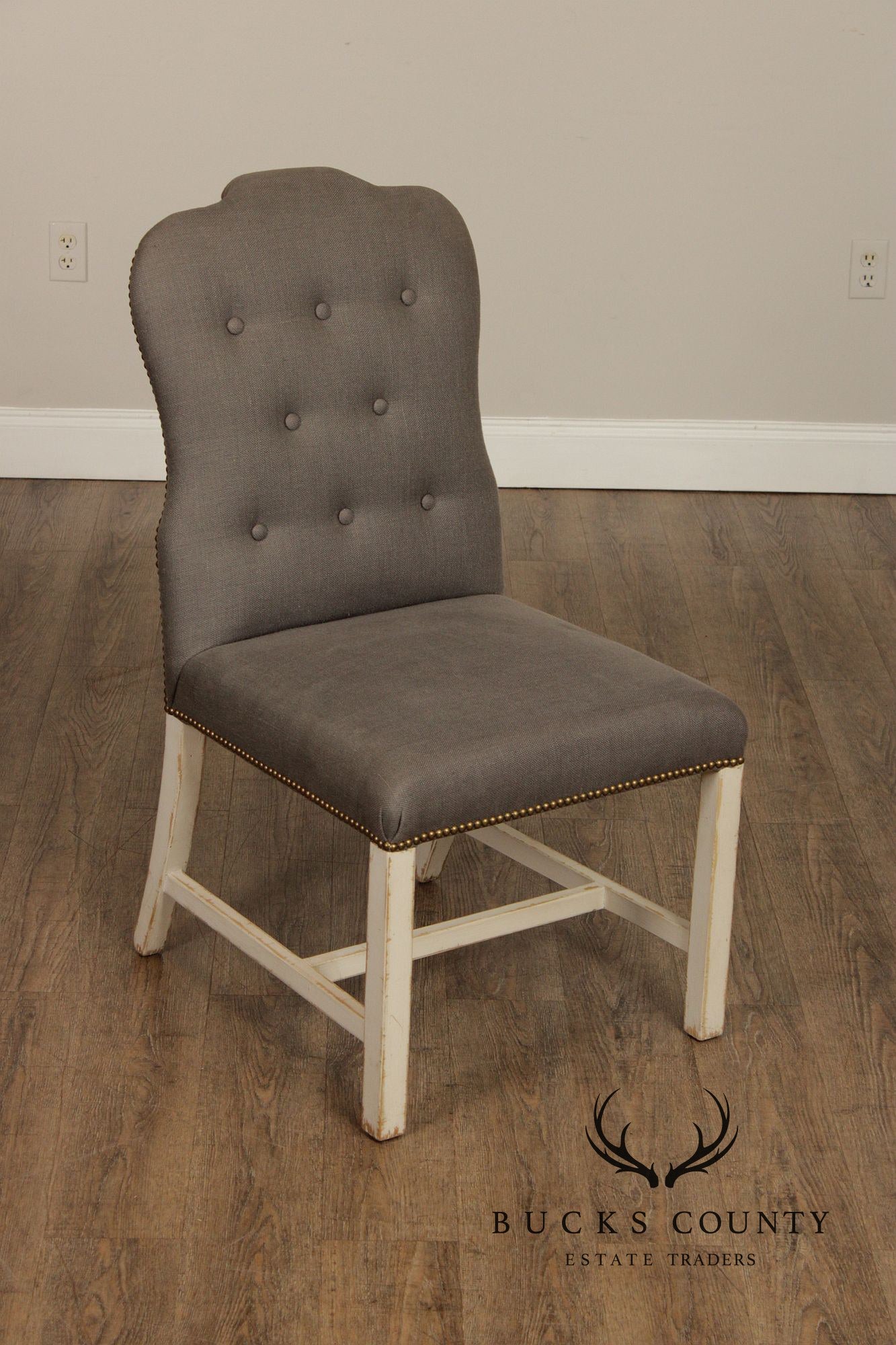 Bunny Williams Home Pair of George II Style 'Jack Chairs'