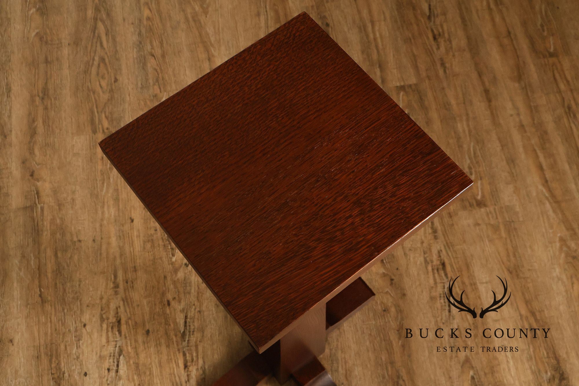 Stickley Mission Collection Oak Pedestal