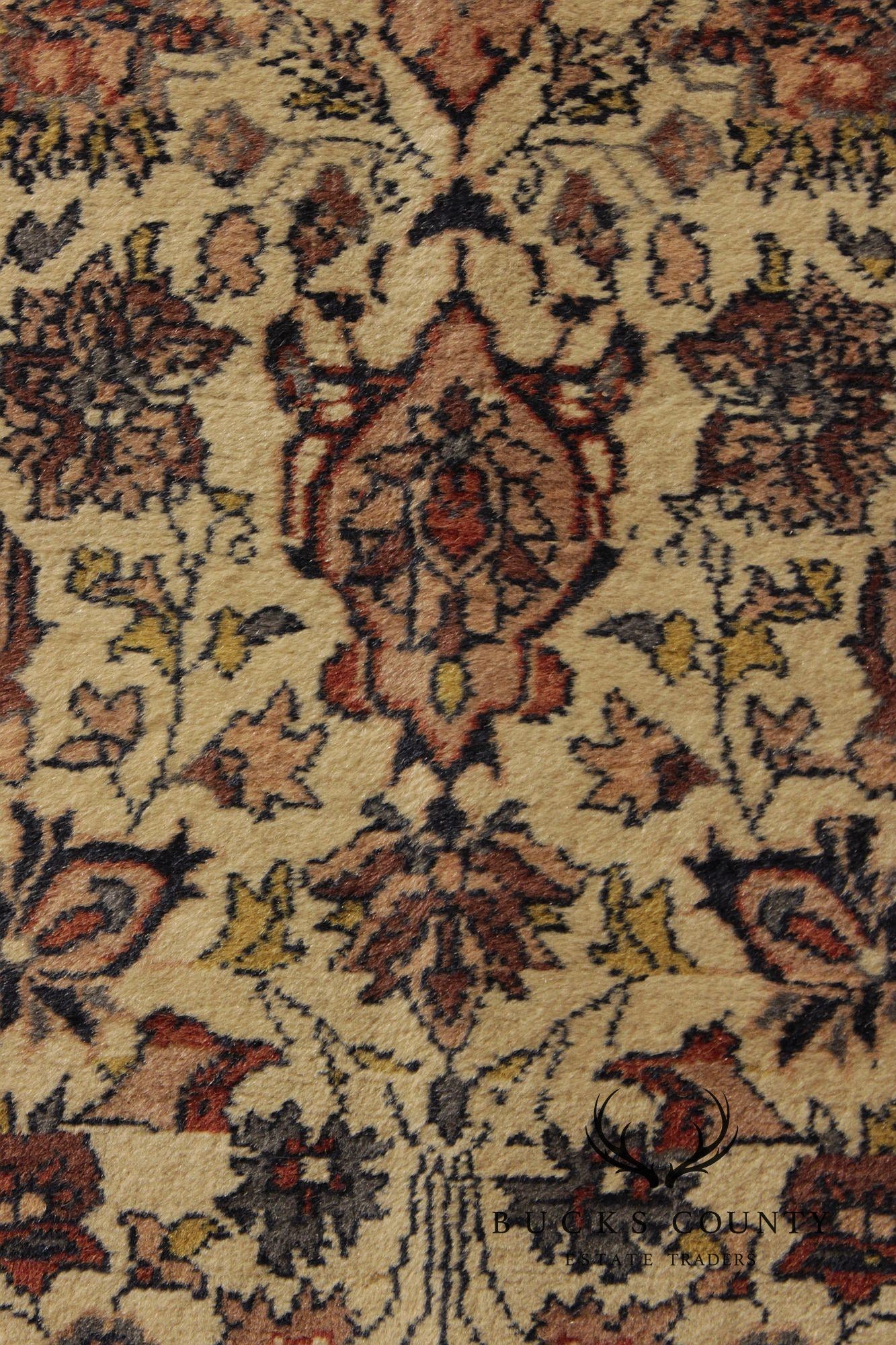 Persian Style Hand-Knotted Wool Area Rug – 2’ x 5’