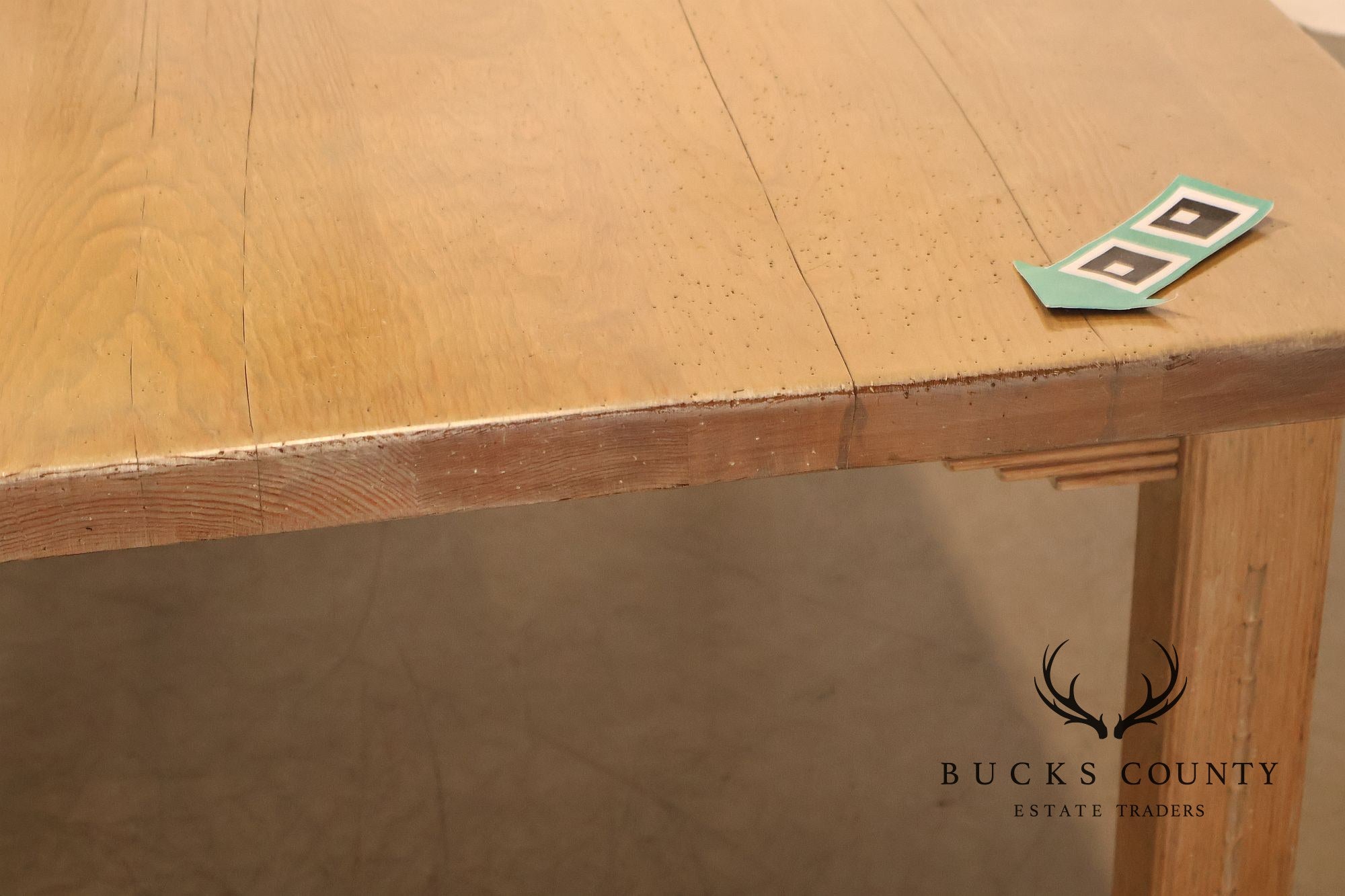 Southwest Style Cerused Pine Dining Table