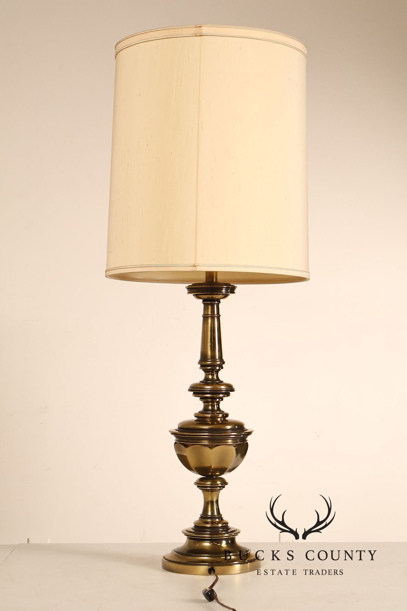 Stiffel Vintage Pair of Brass Table Lamps