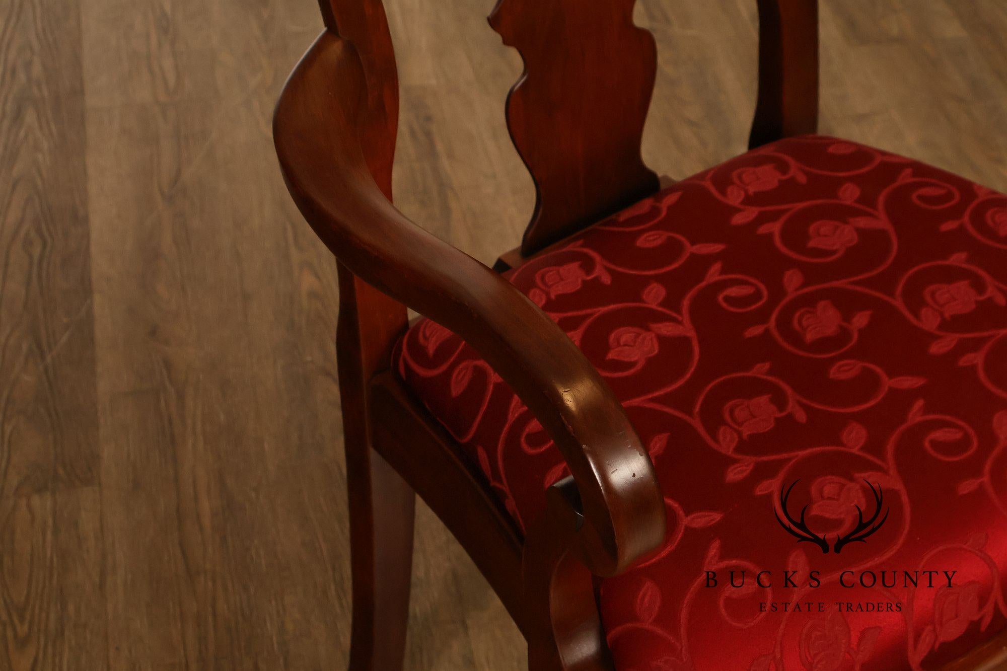 Pennsylvania House Set Of 10 Queen Anne Cherry Dining Chairs