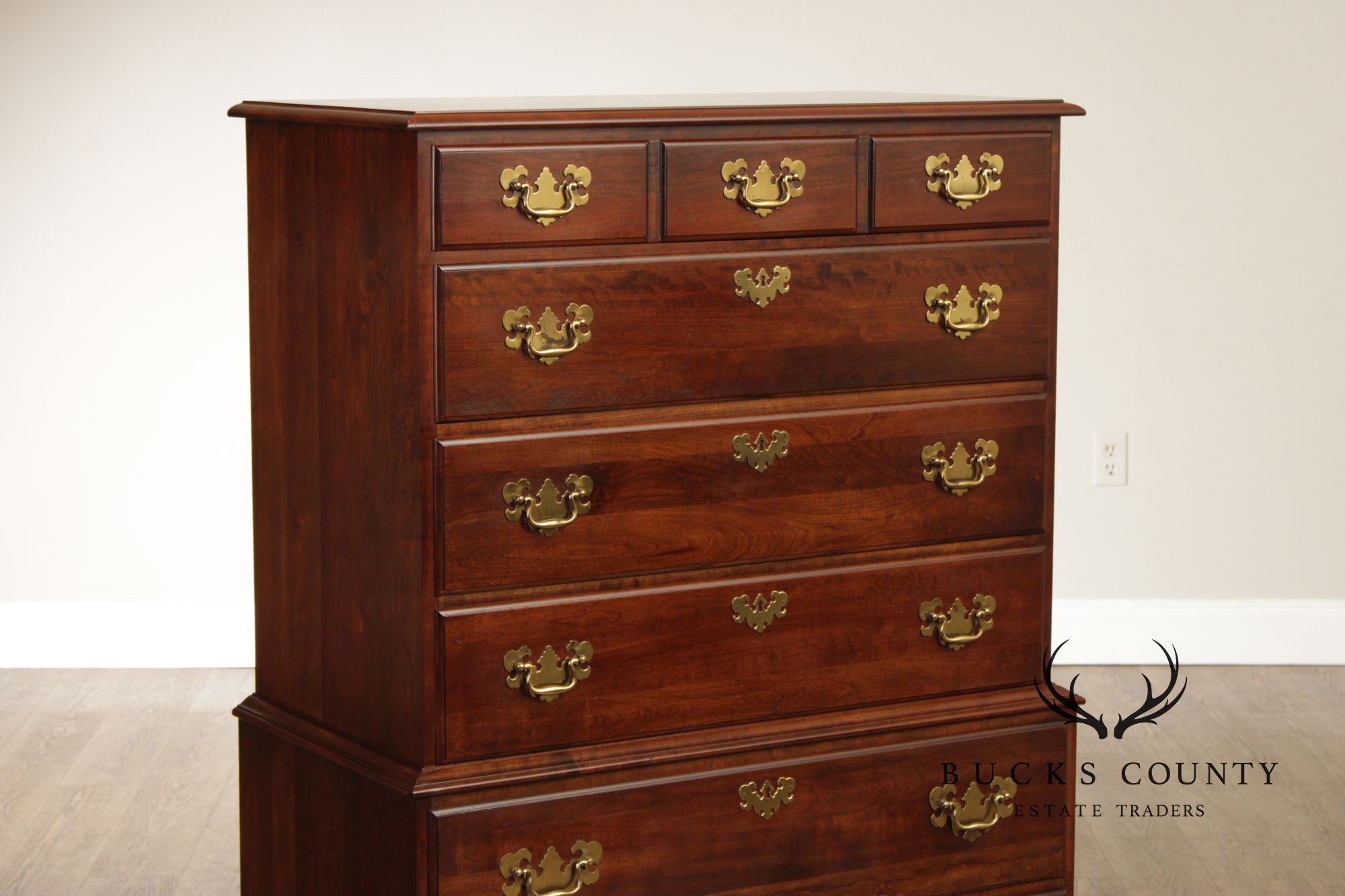 Pennsylvania House Chippendale Style Cherry Tall Chest