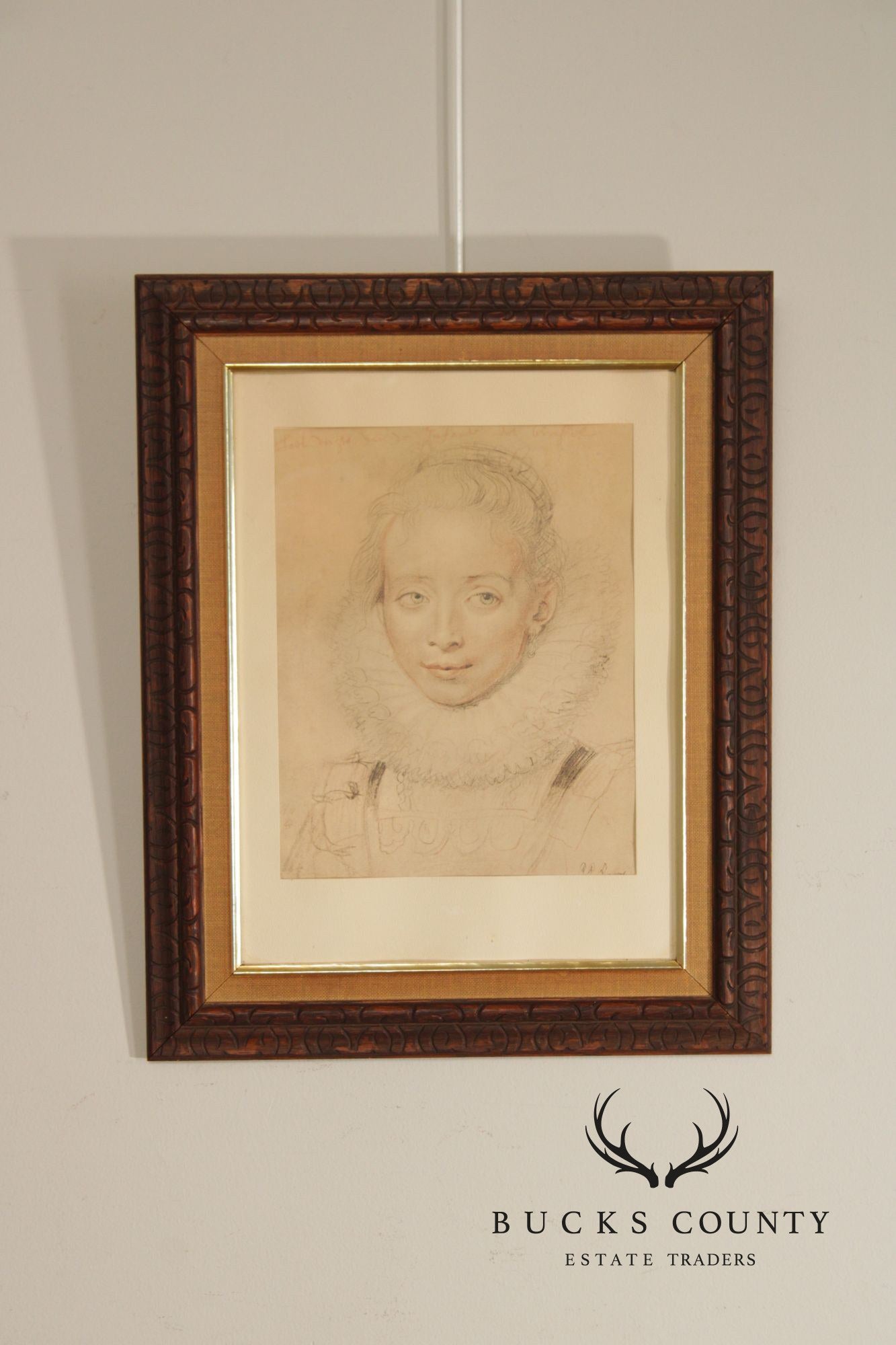 Peter Paul Rubens Framed Print, 'Portrait of Lady-in-Waiting to the Infanta Isabella'