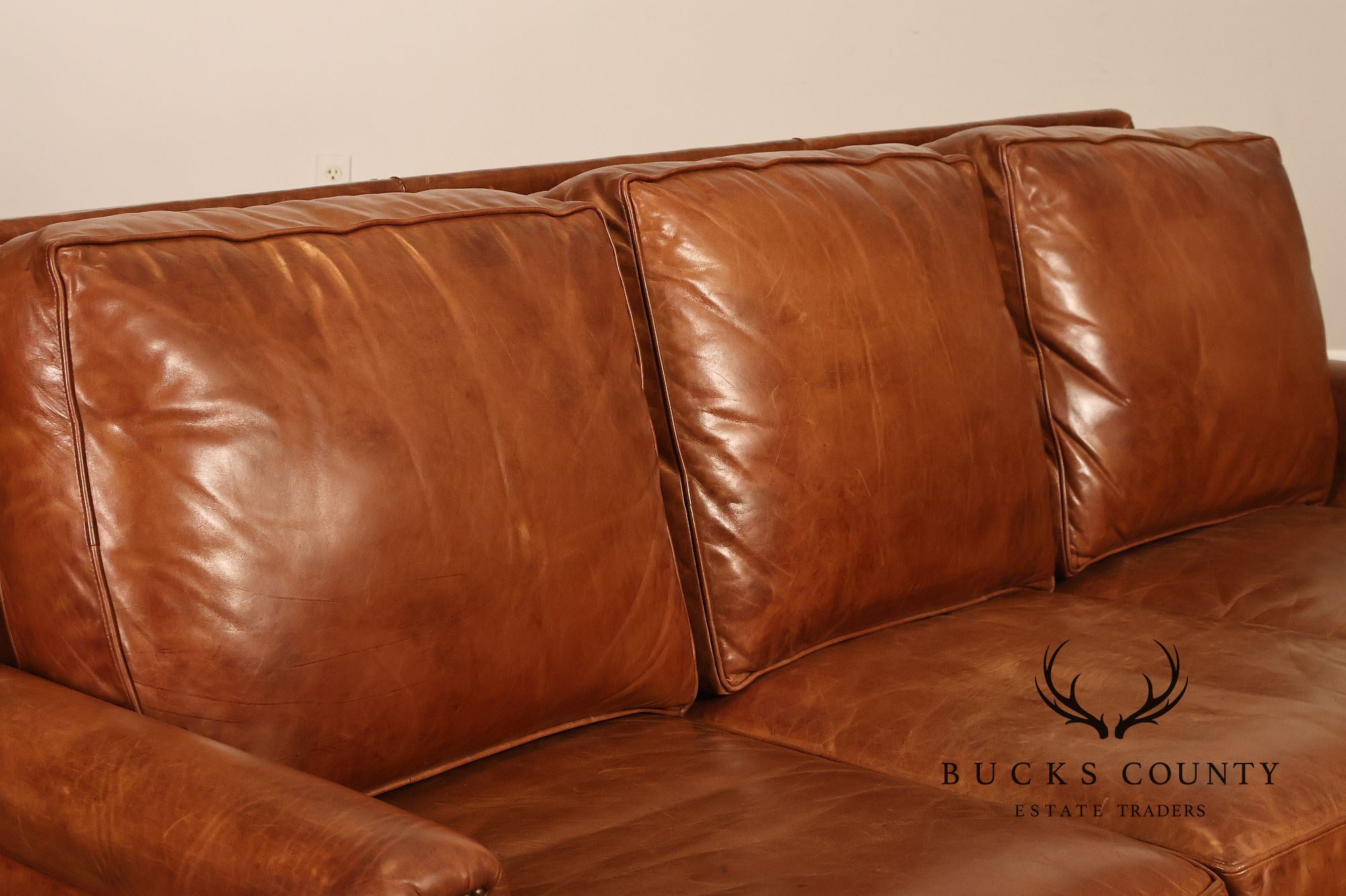 Hancock & Moore 'Rugby Club' Leather Sofa