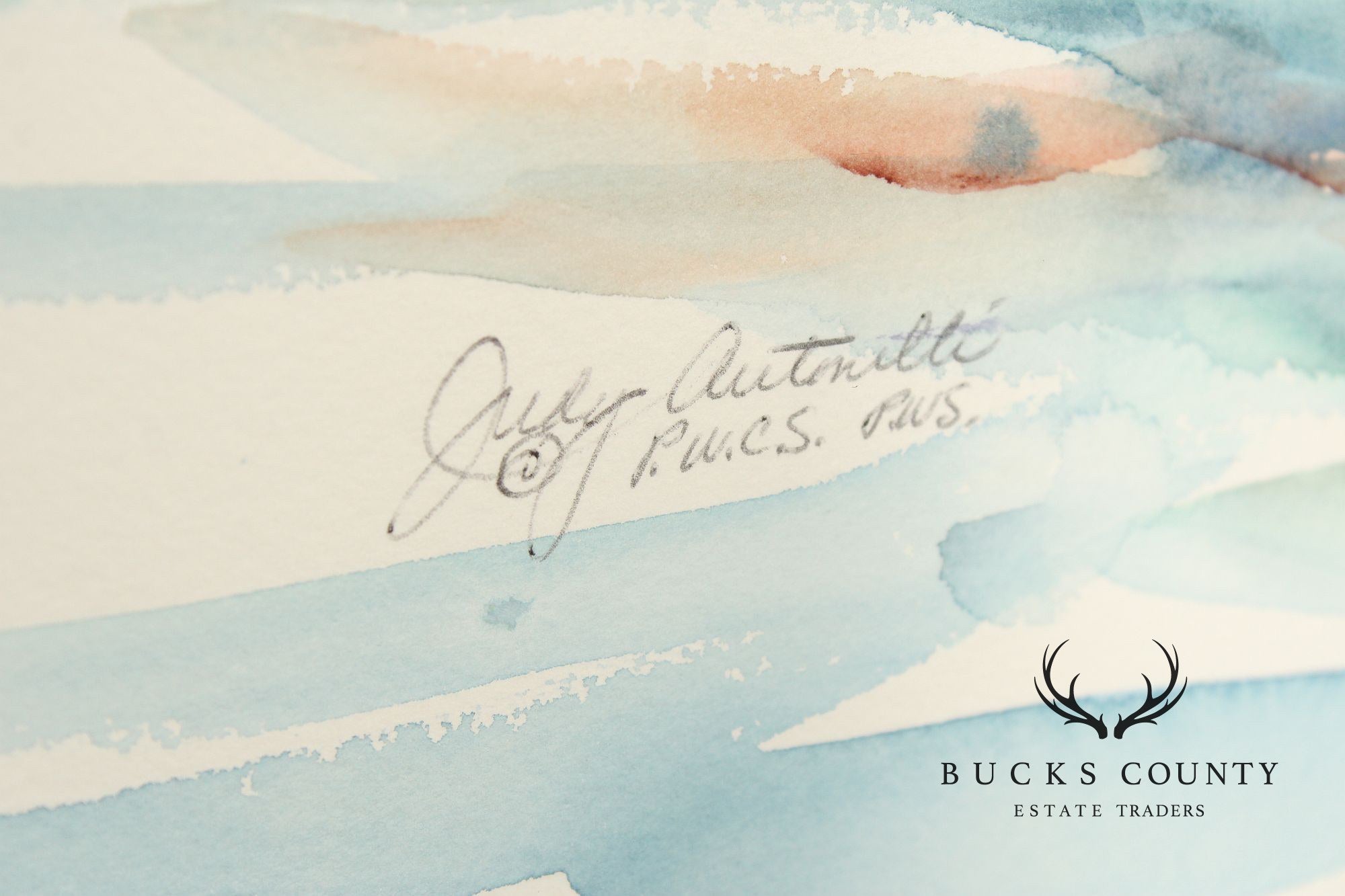 Judy Antonelli Framed Watercolor Painting, 'The Waiting Gondolas'