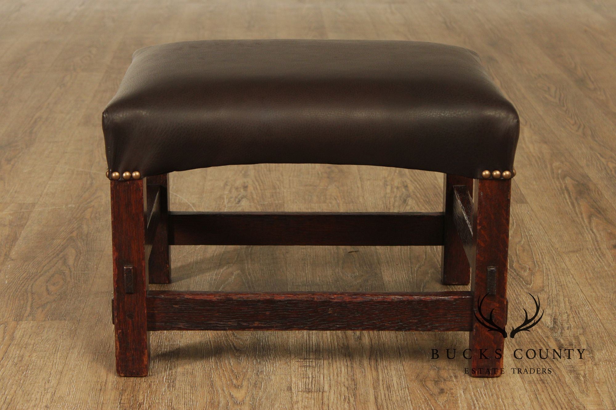 Antique Mission Oak Footstool