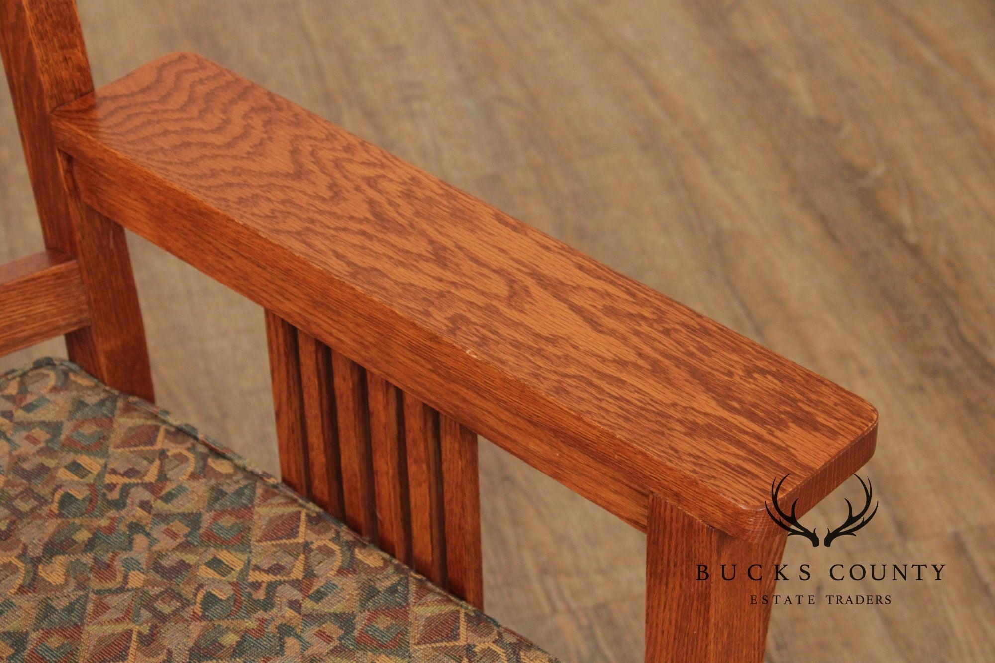 Mission Style Custom Quality Set Of Six Oak Spindle Dining Chairs