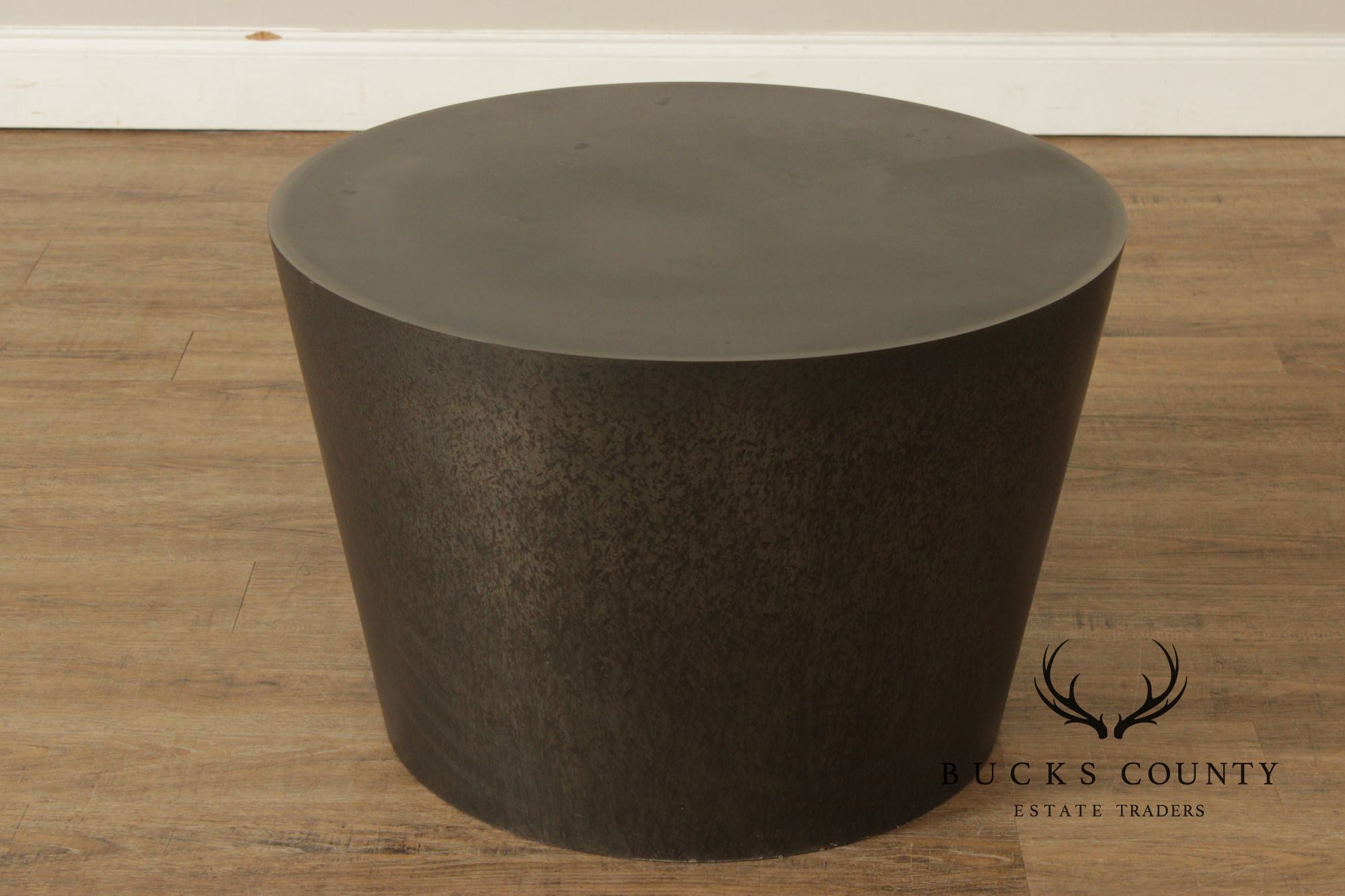 Modern Patinated Steel Coffee Table
