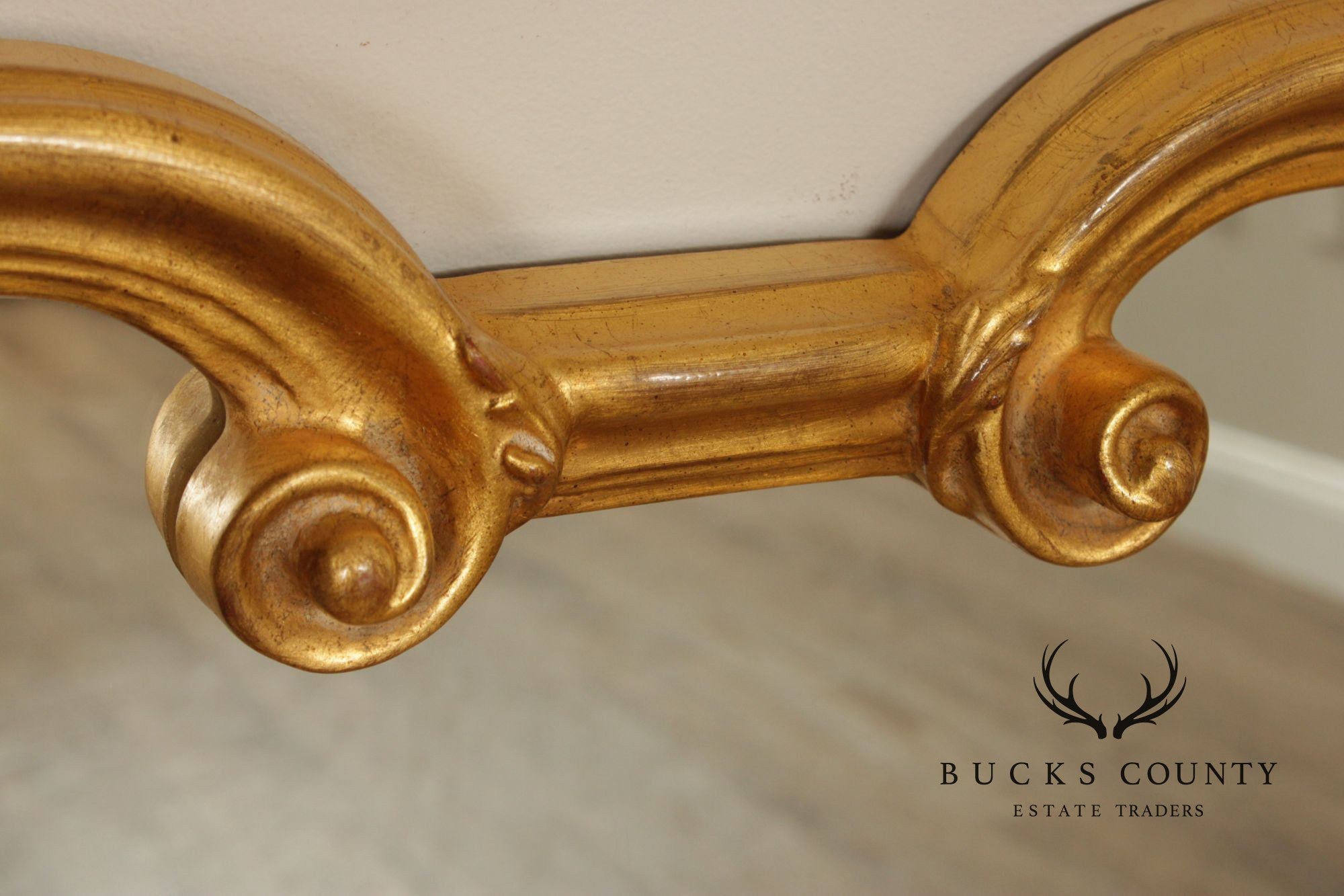 Hollywood Regency Style Scrollwork Wall Mirror