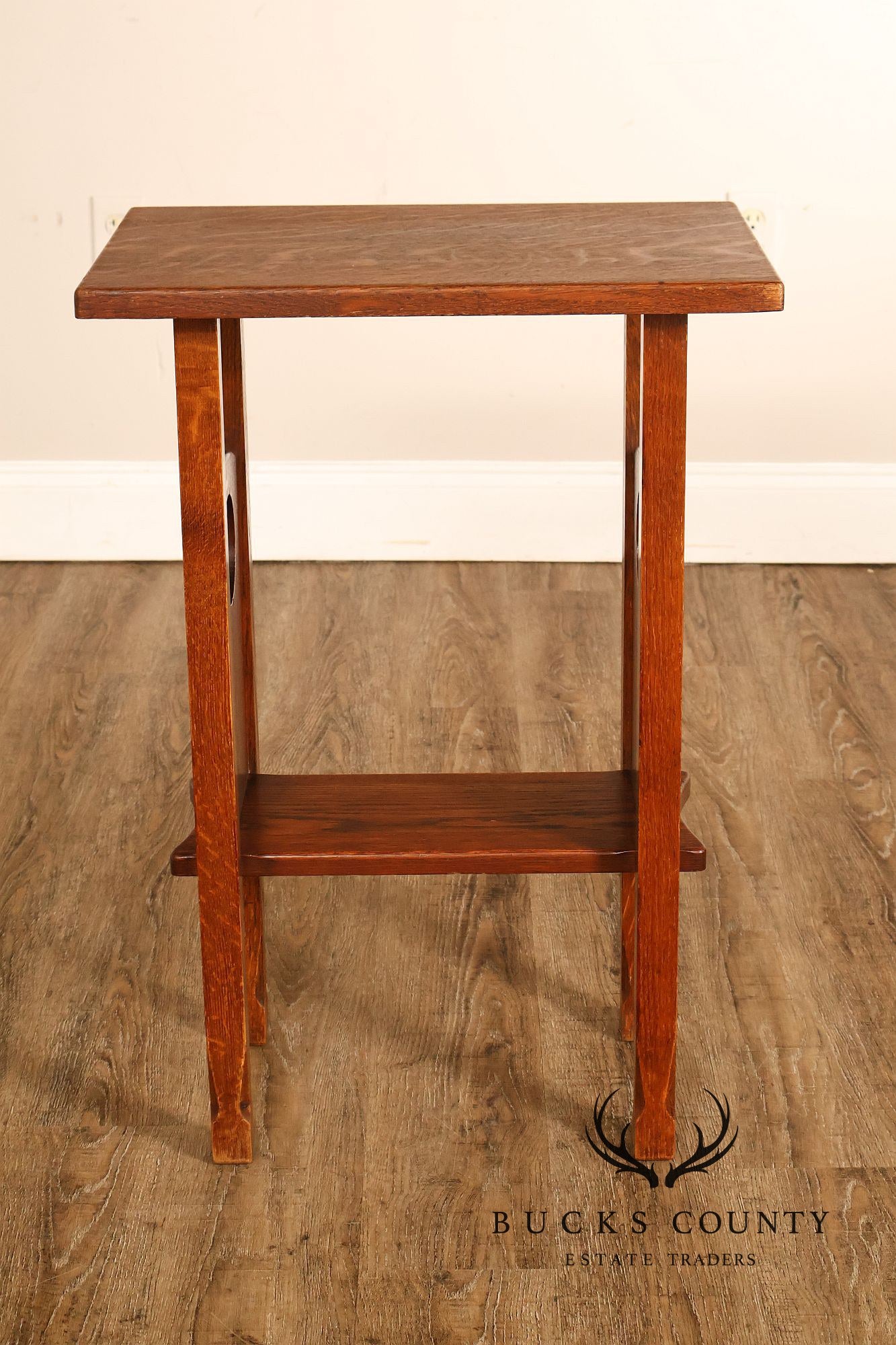 Antique Arts And Crafts Mission Oak Imperial Stand