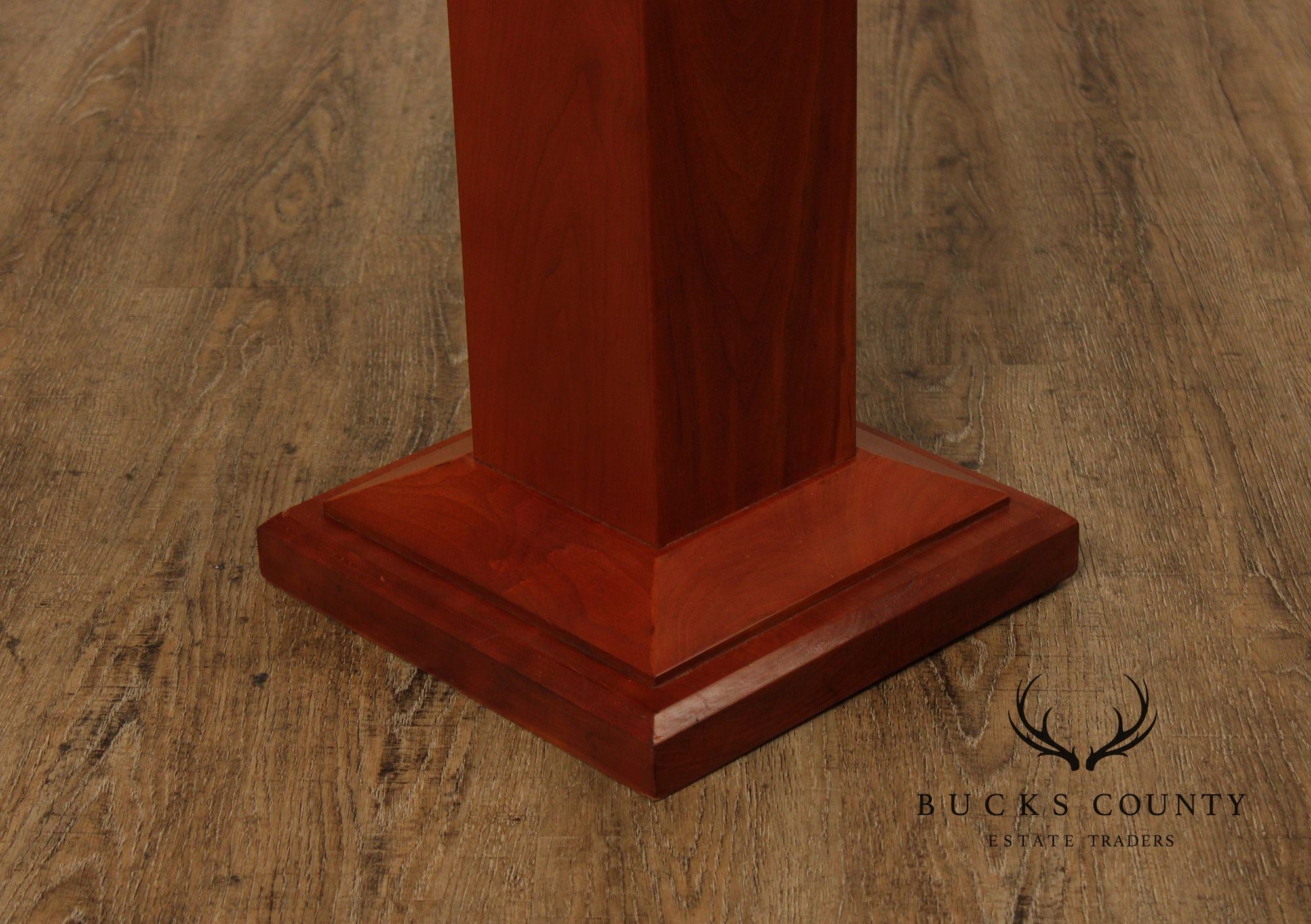 Stickley Mission Collection Cherry Gus Newel Post Lamp