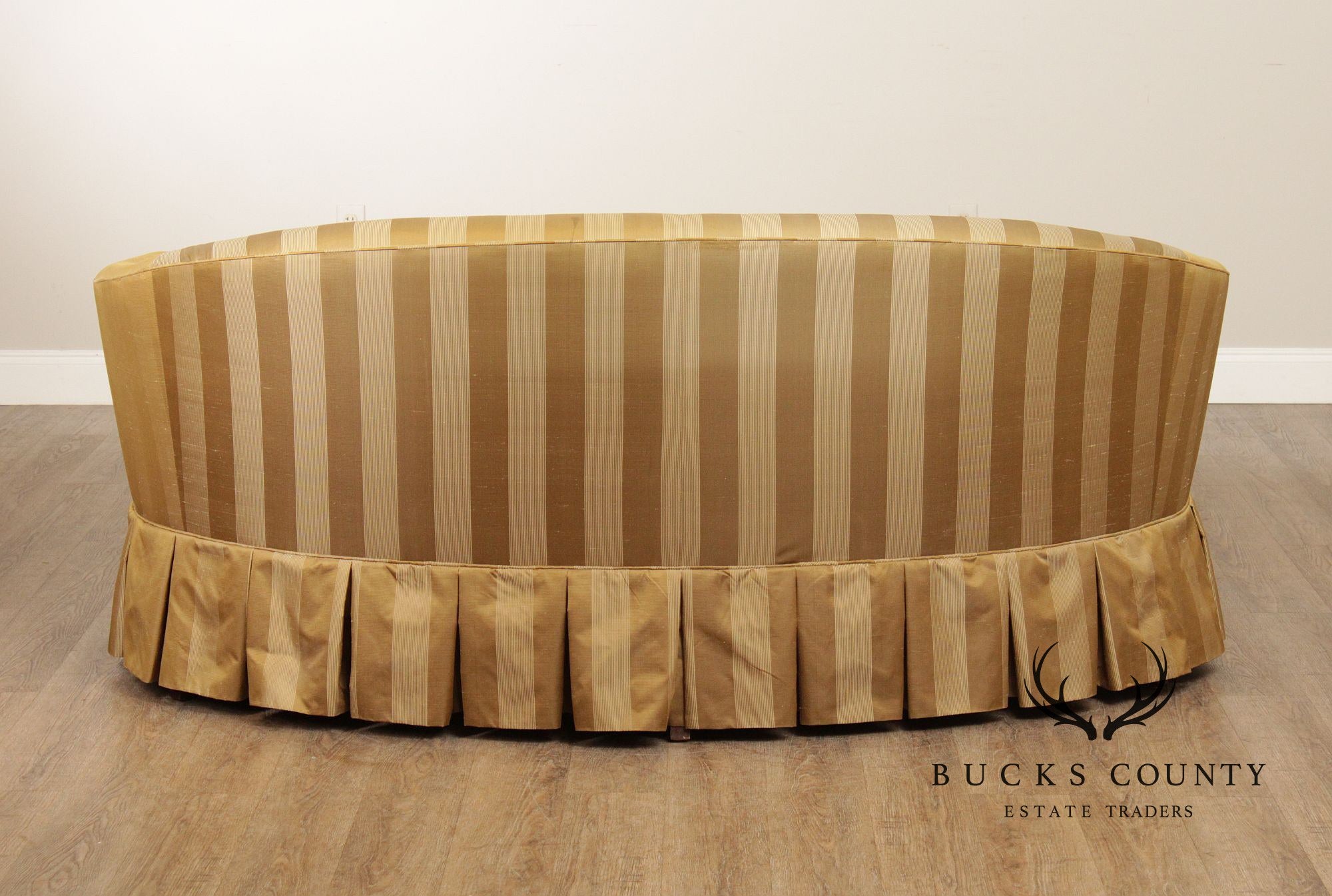 TRS Furniture Inc. Custom Upholstered Curved Back Sofa