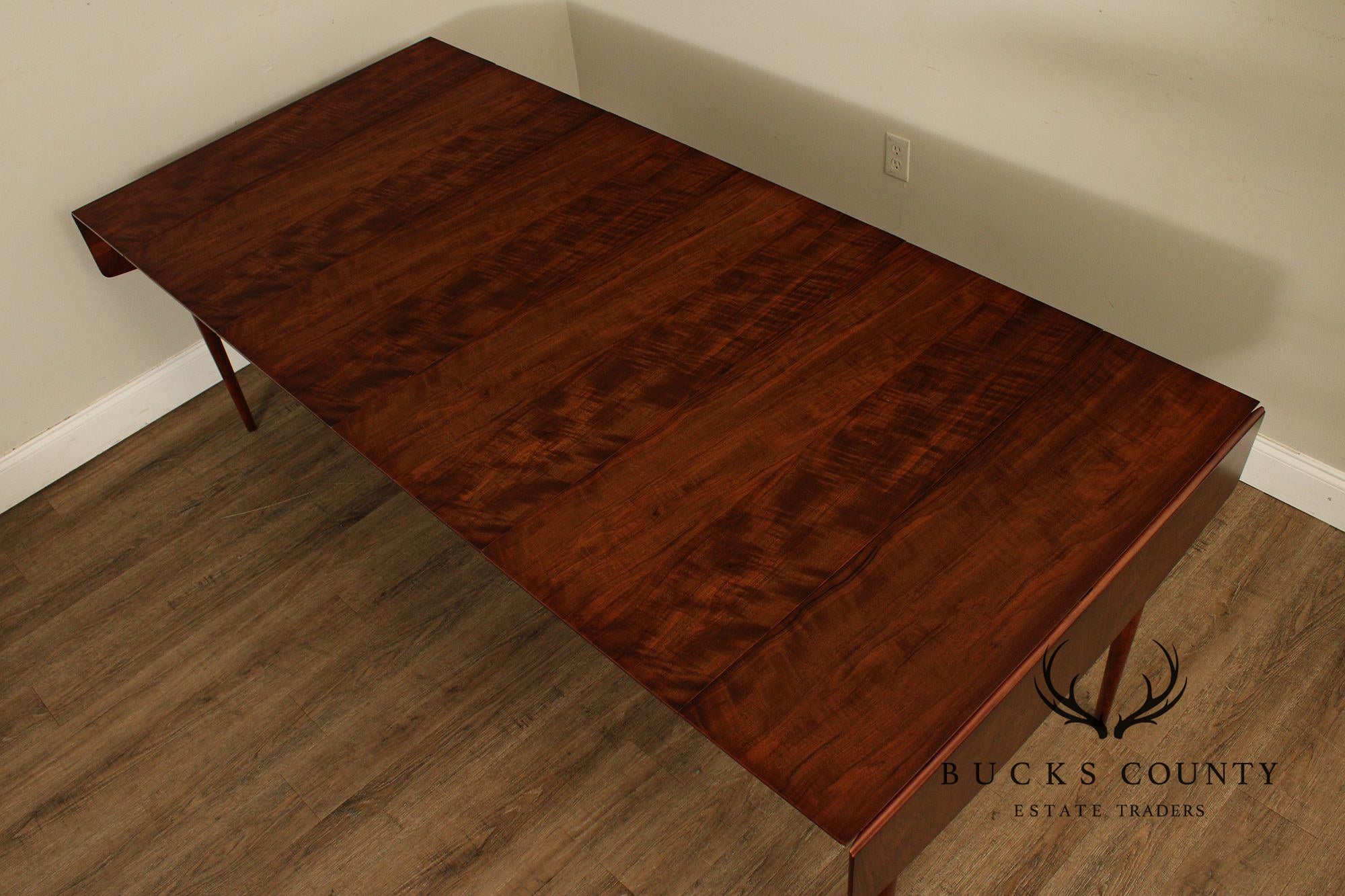 Widdicomb Mid Century Modern Walnut Drop Leaf Extendable Dining Table