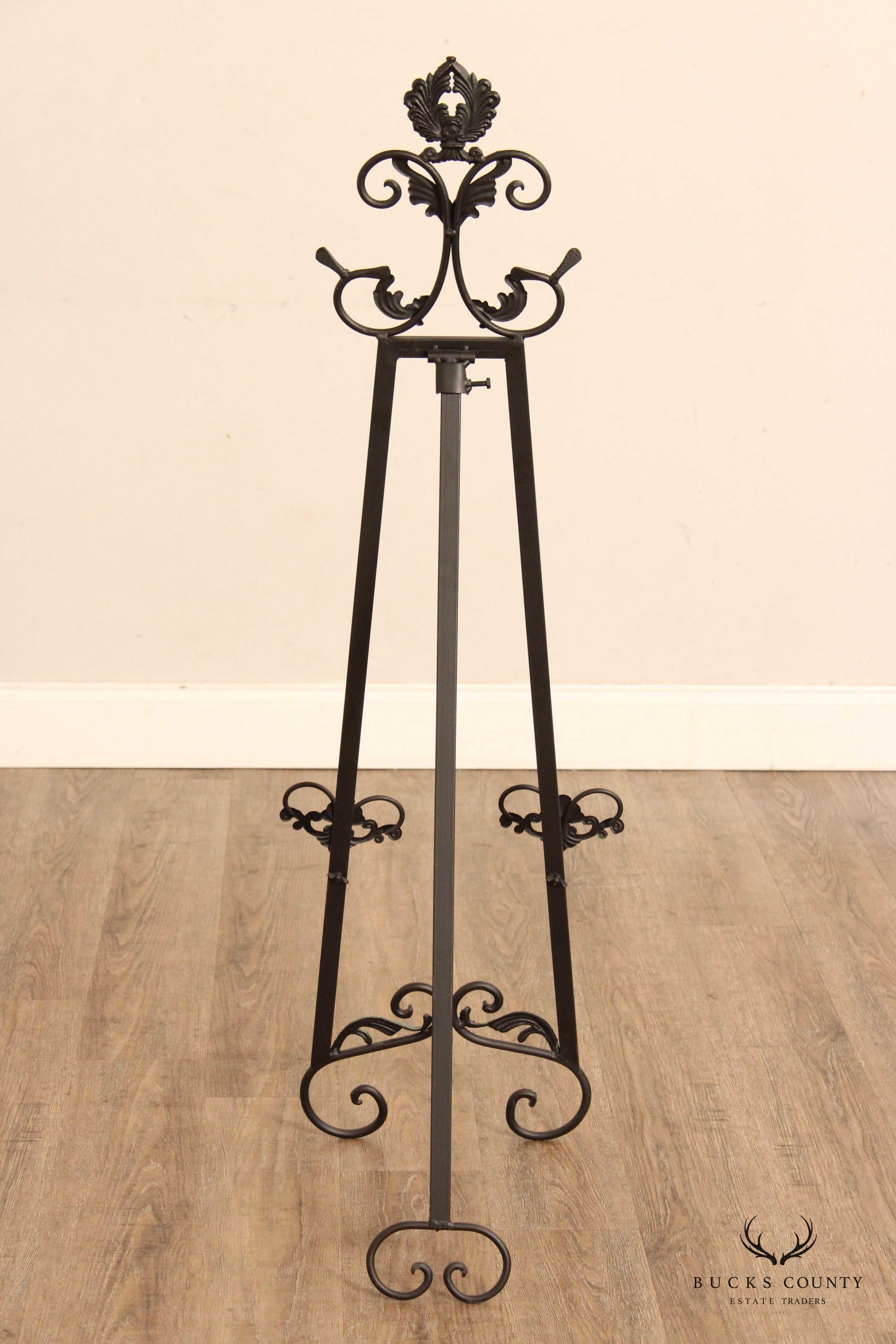Art Nouveau Style Metal Easel