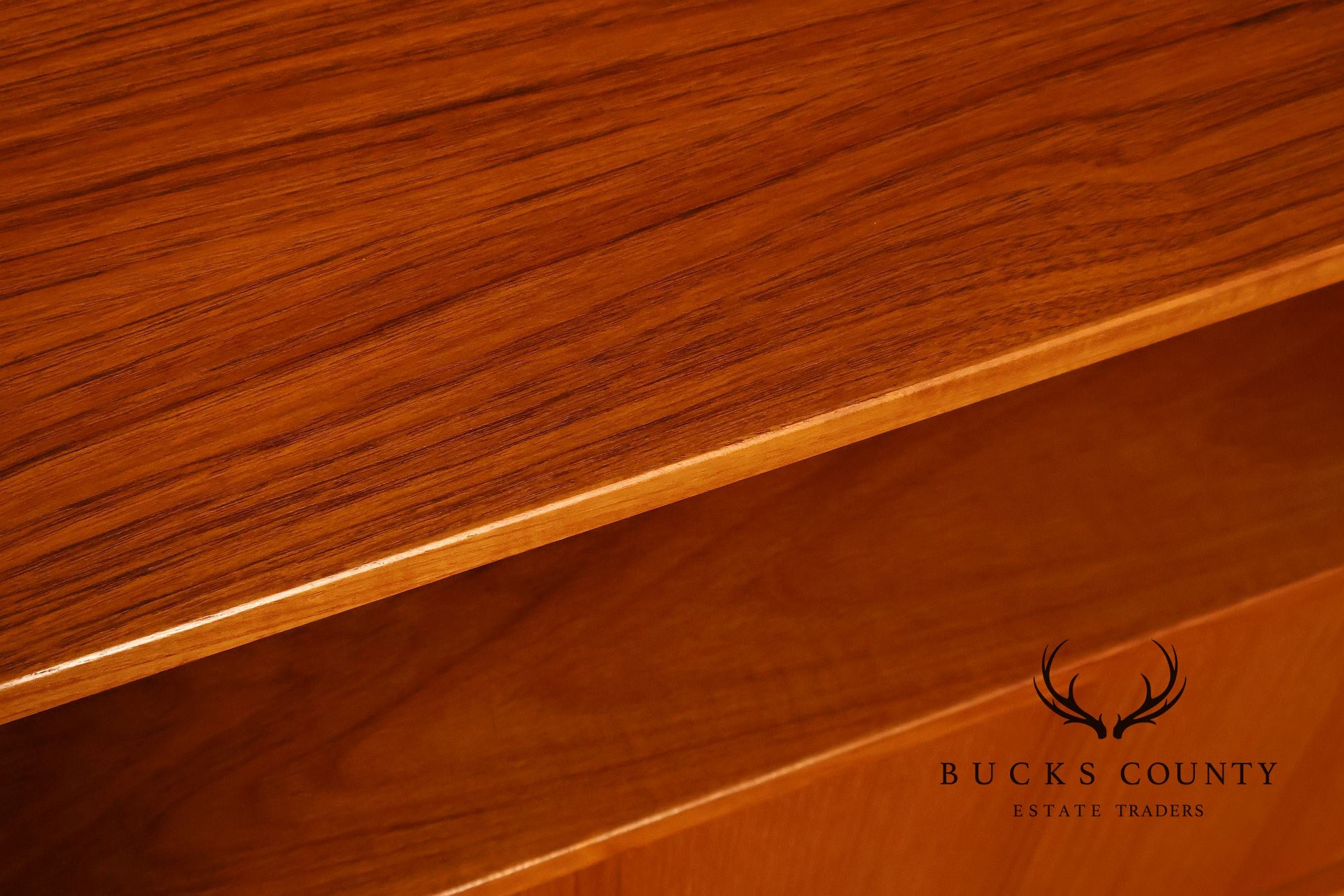 Danish Modern Teak Media Console Cabinet