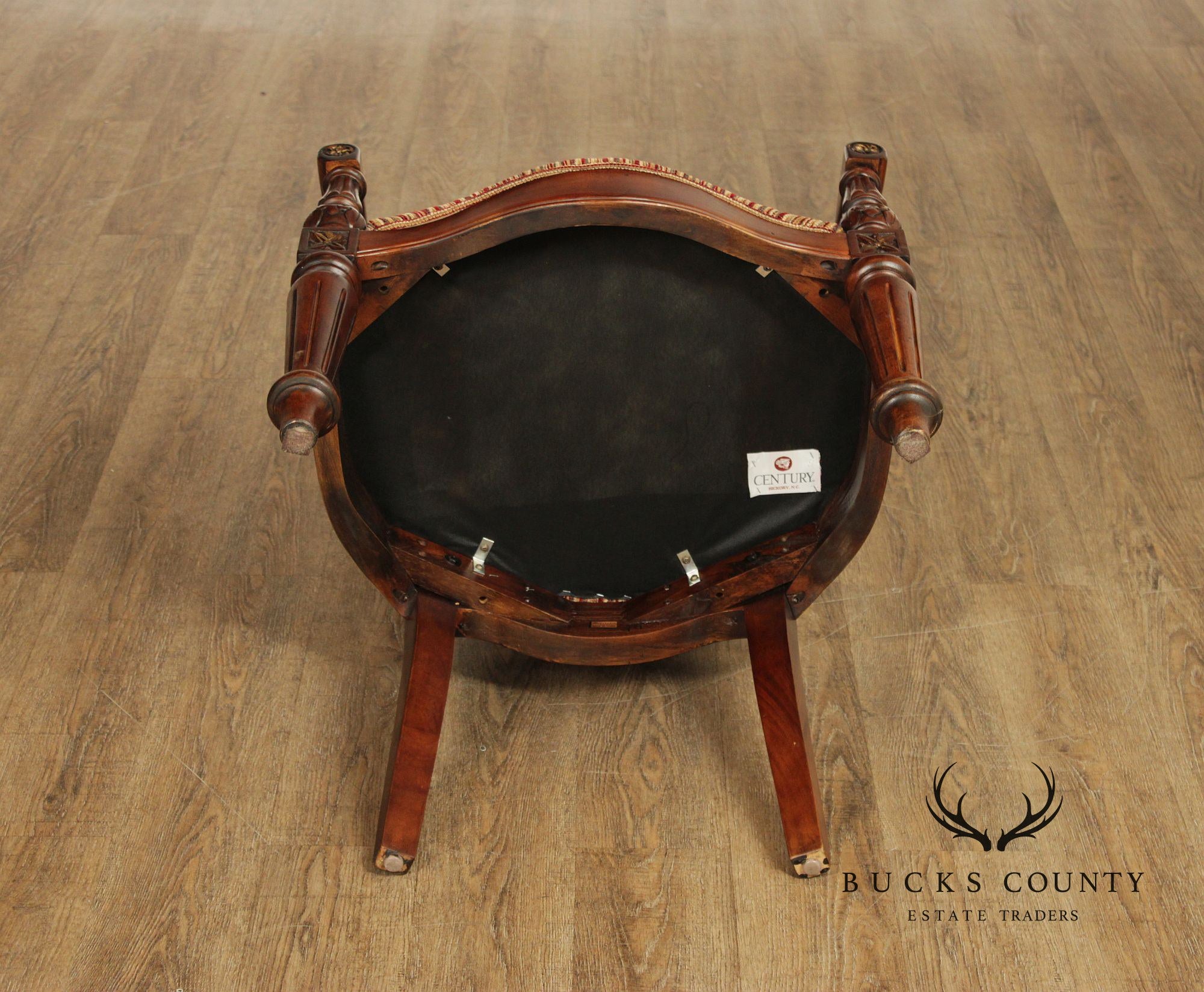 Century Furniture Set of Eight Wheat Sheaf Dining Chairs