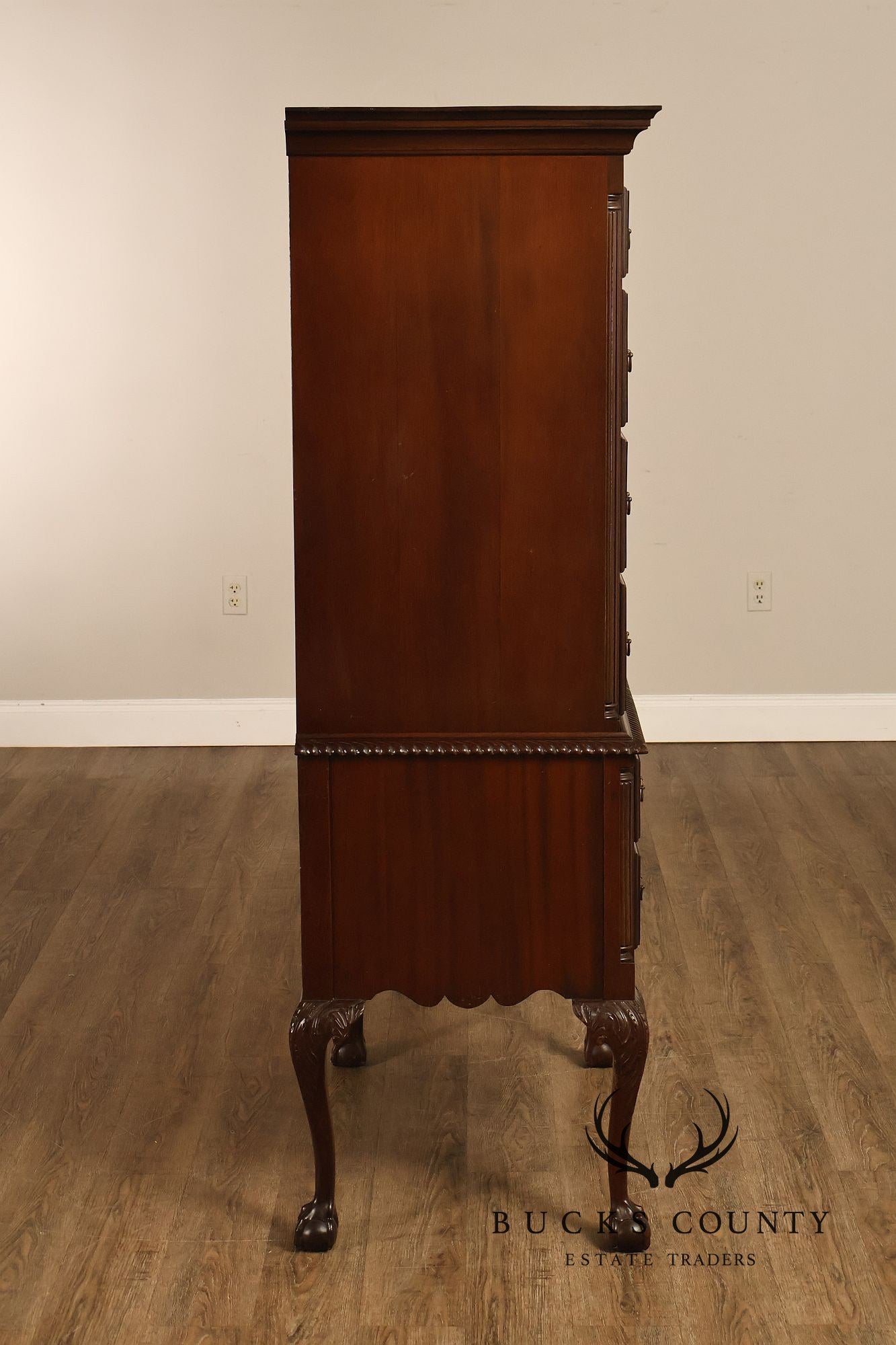 H. Feldenkreis Chippendale Style Mahogany Highboy