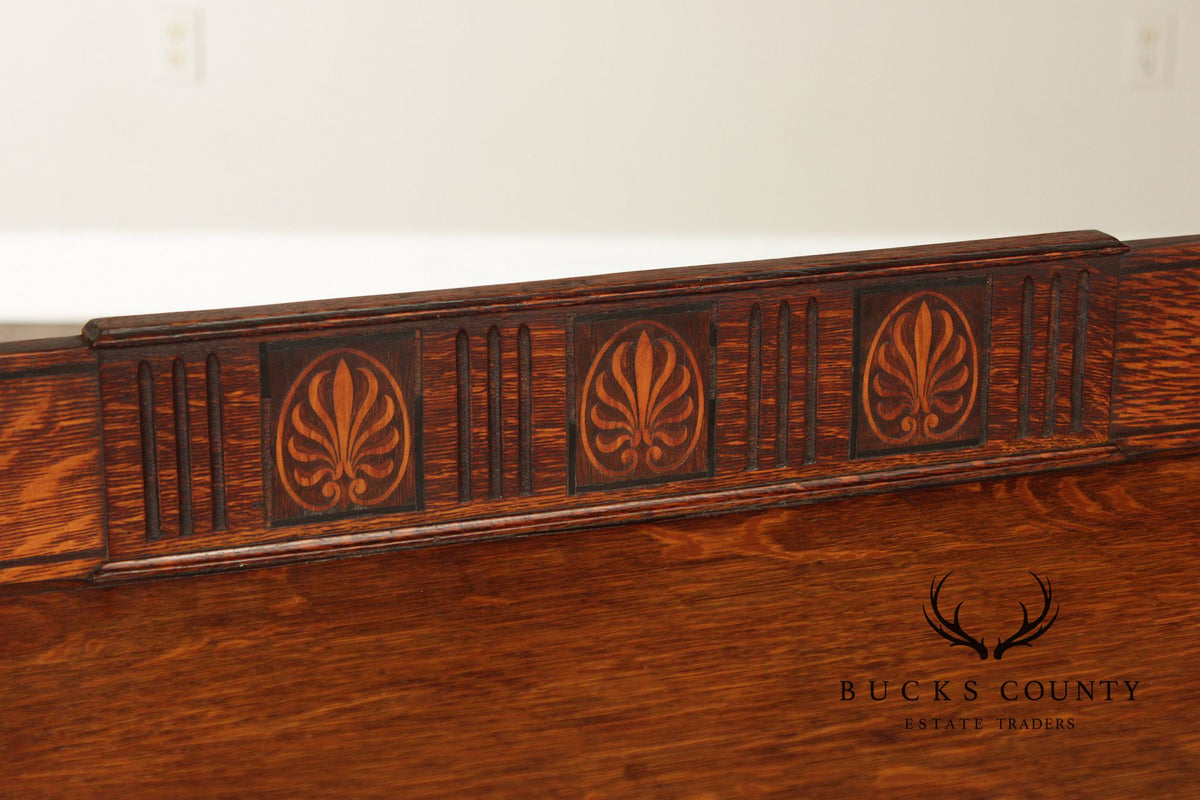 Lifetime Furniture Edwardian Oak Server With Drawer And Lower Shelf