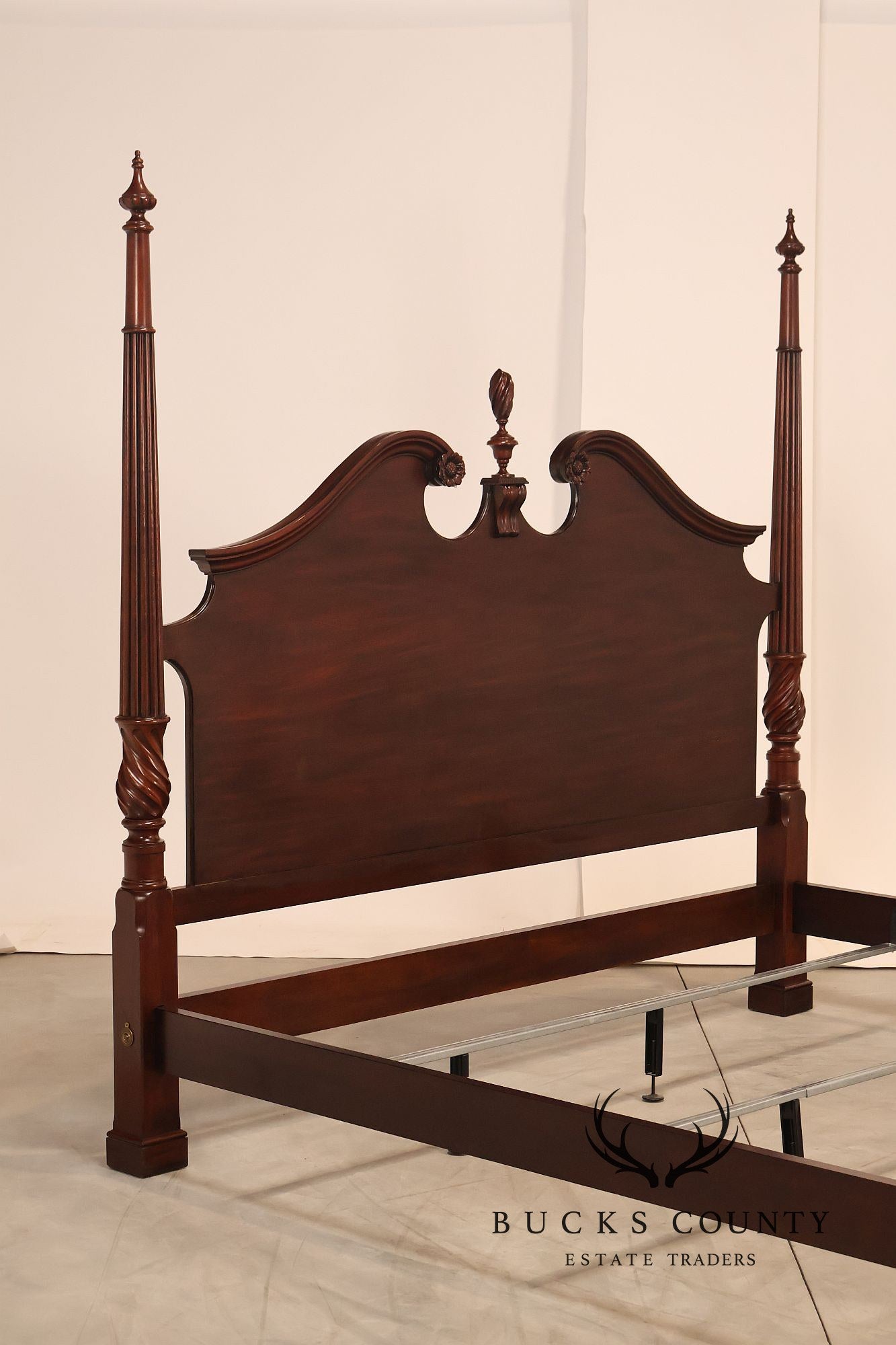 Henkel Harris King Mahogany Poster Bed