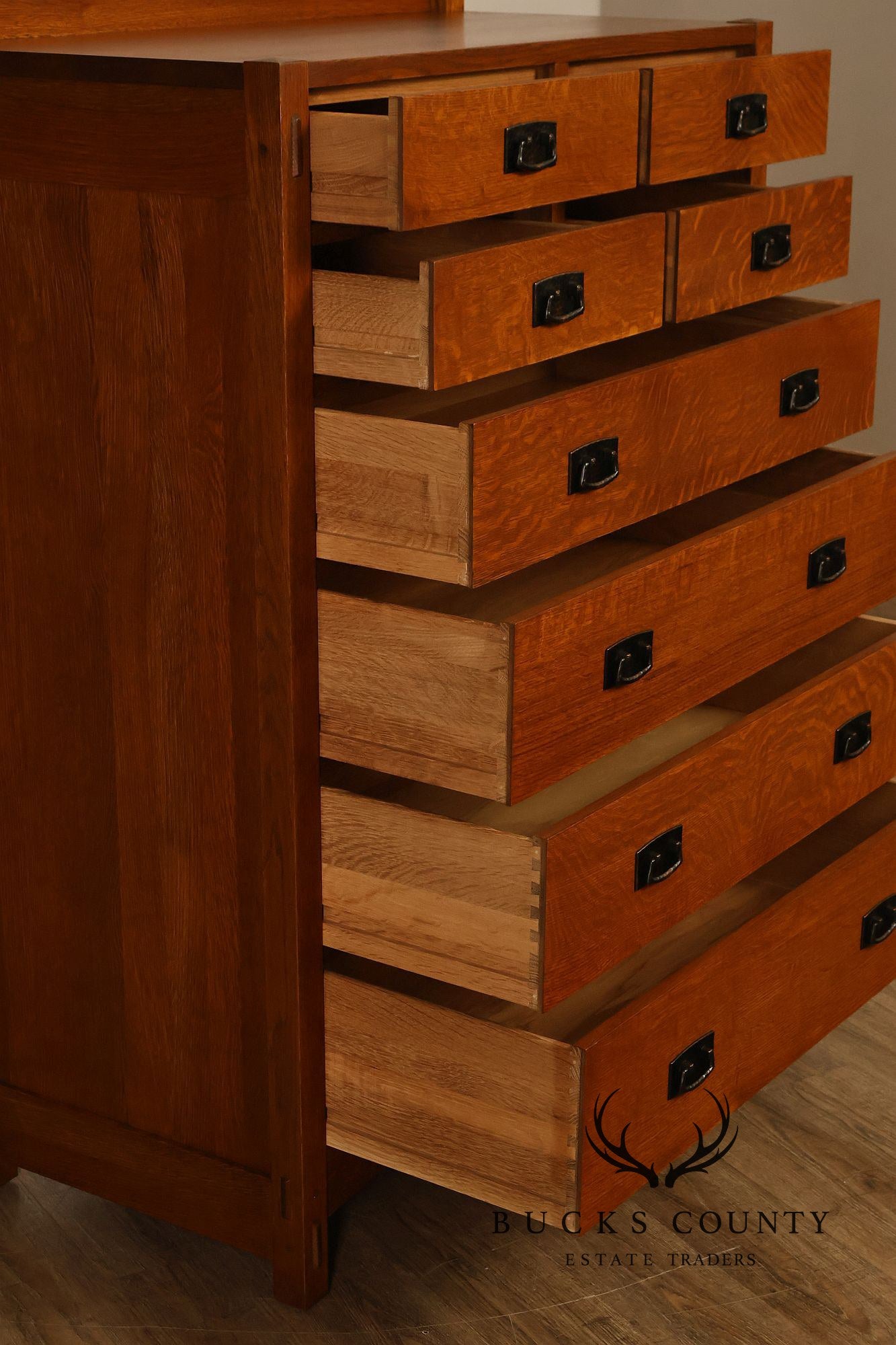 Stickley Mission Collection Oak Eight-Drawer Chest