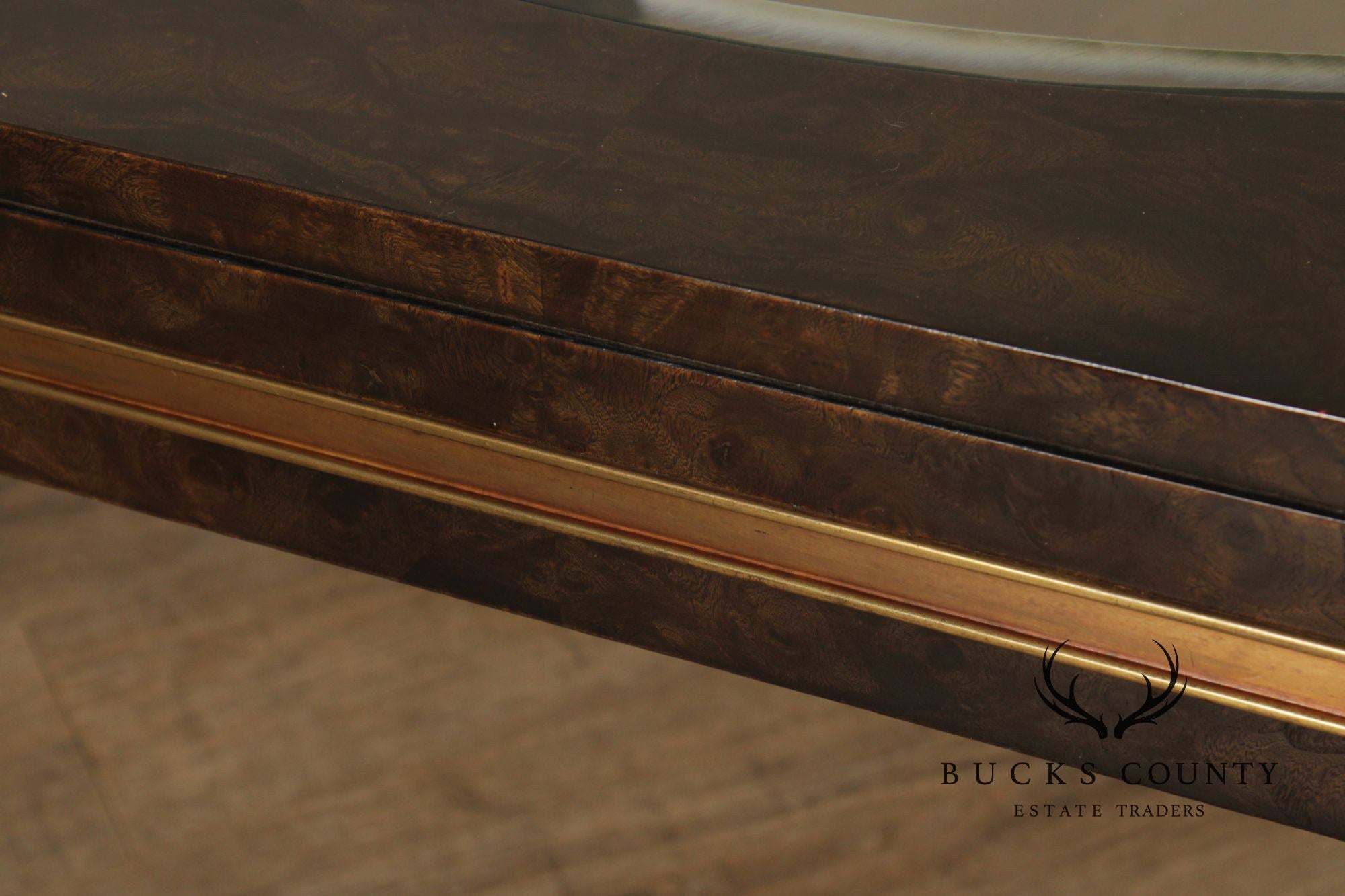 Mastercraft Burl Wood Square Coffee Table