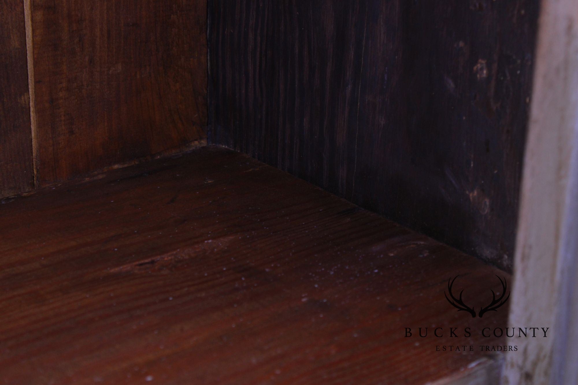 Primitive Style Painted Side Cabinet