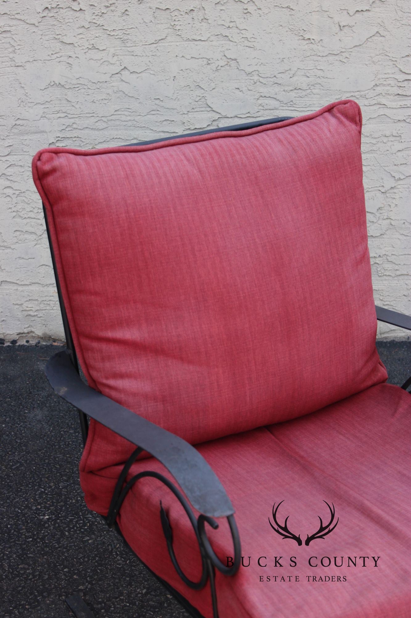 Vintage Outdoor Patio Wrought Iron Rocker