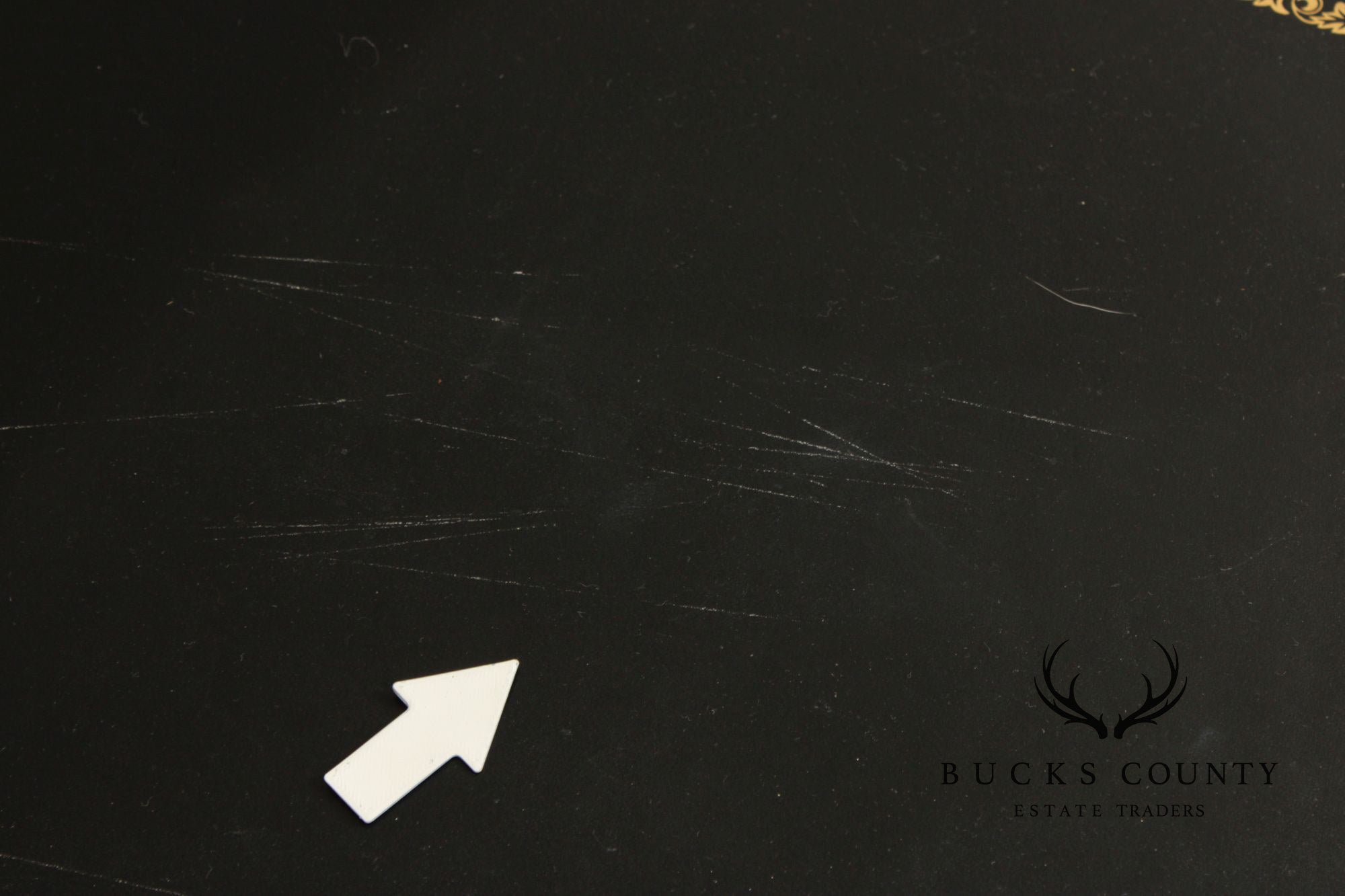 Baker Furniture Napoleon II Style Leather Top Writing Desk