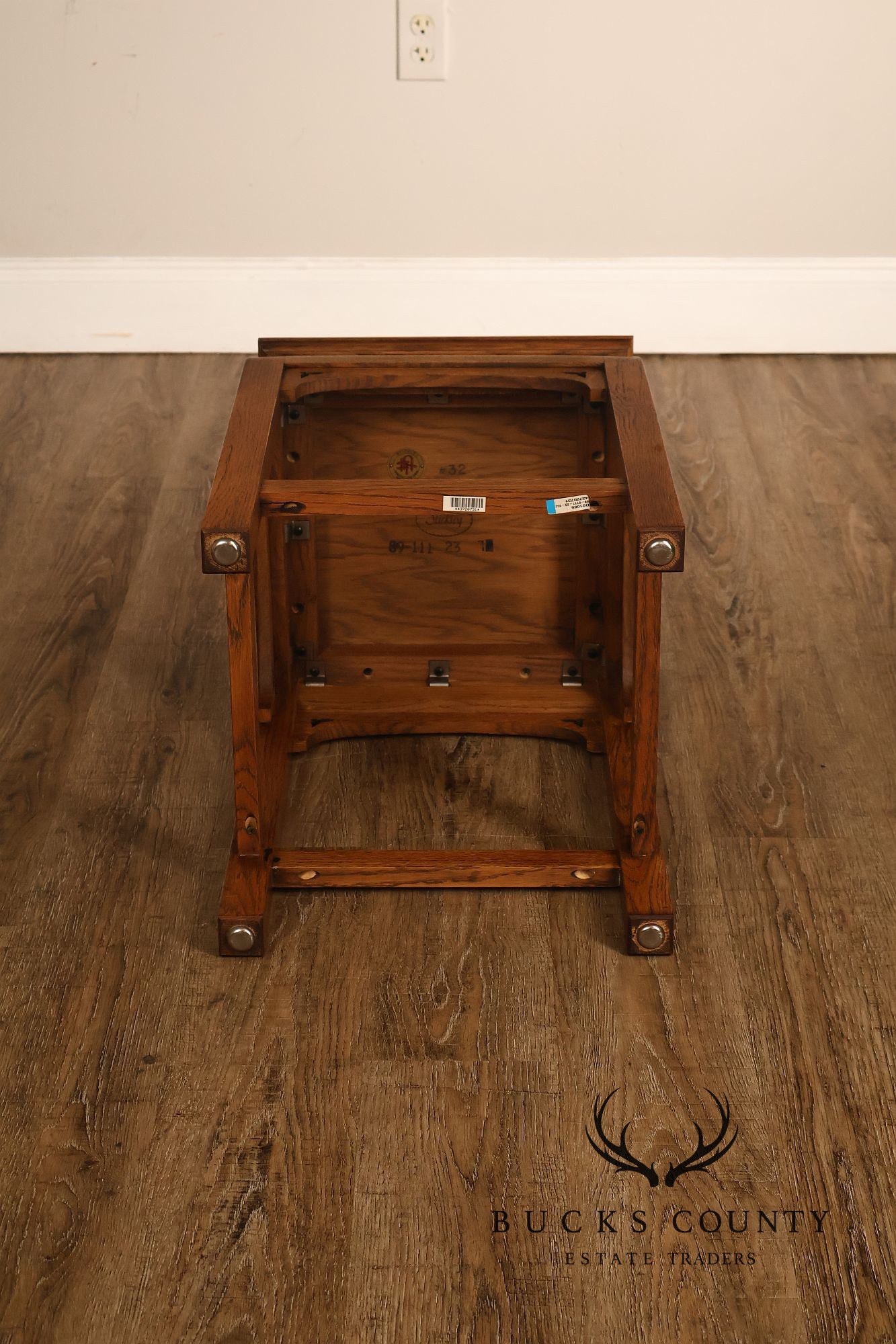 Stickley Mission Style Oak Square Accent Table