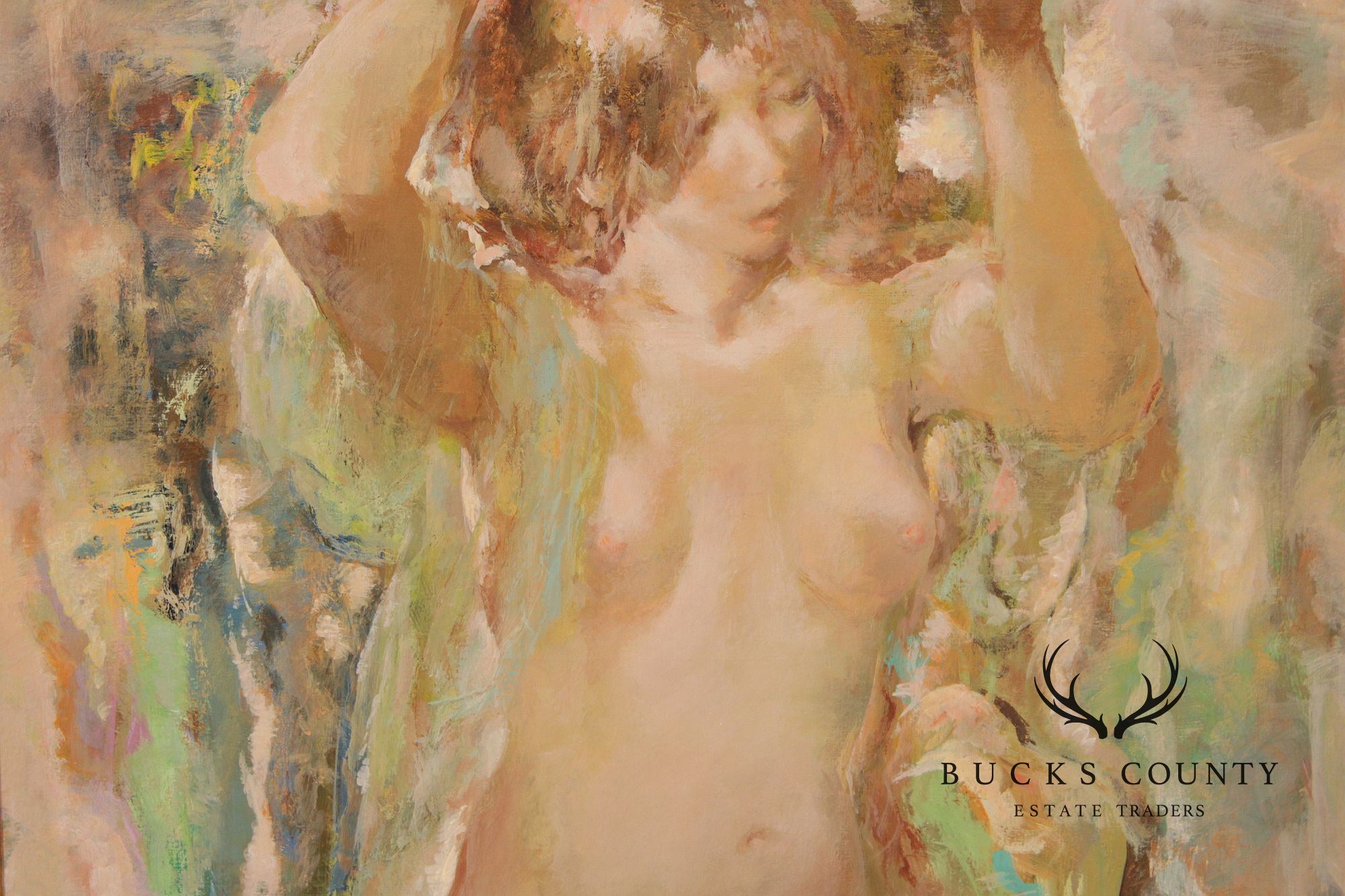 Wallace Bassford Impressionist Style Oil Painting, 'Regalia'