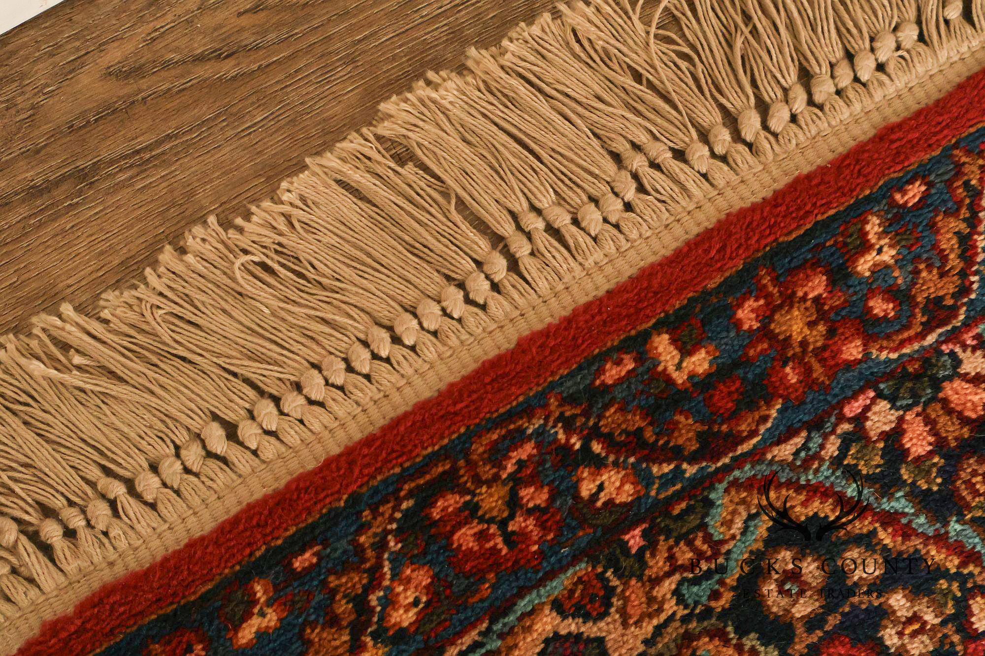 Karastan 8’ 8” X 12’ Multicolor Panel Kirman Wool Area Rug