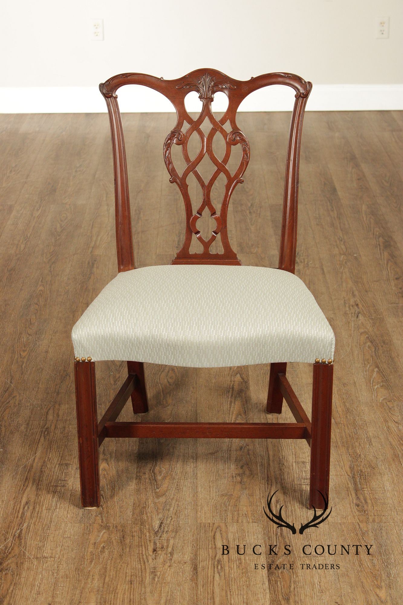 Chippendale Style Set of Six Mahogany Dining Chairs