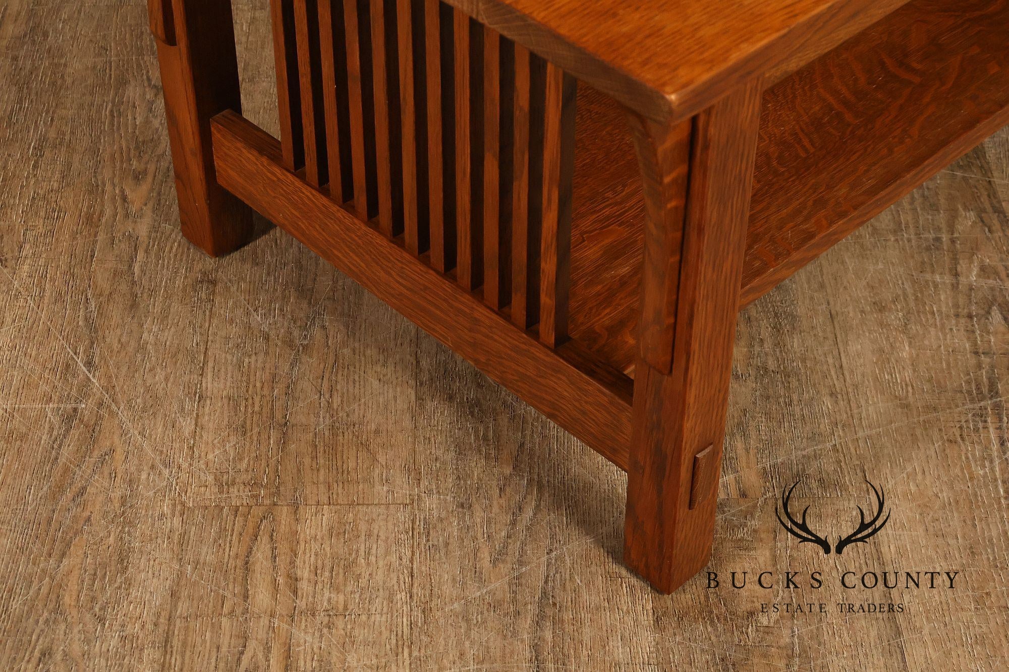 Stickley Mission Collection Oak Cocktail Table