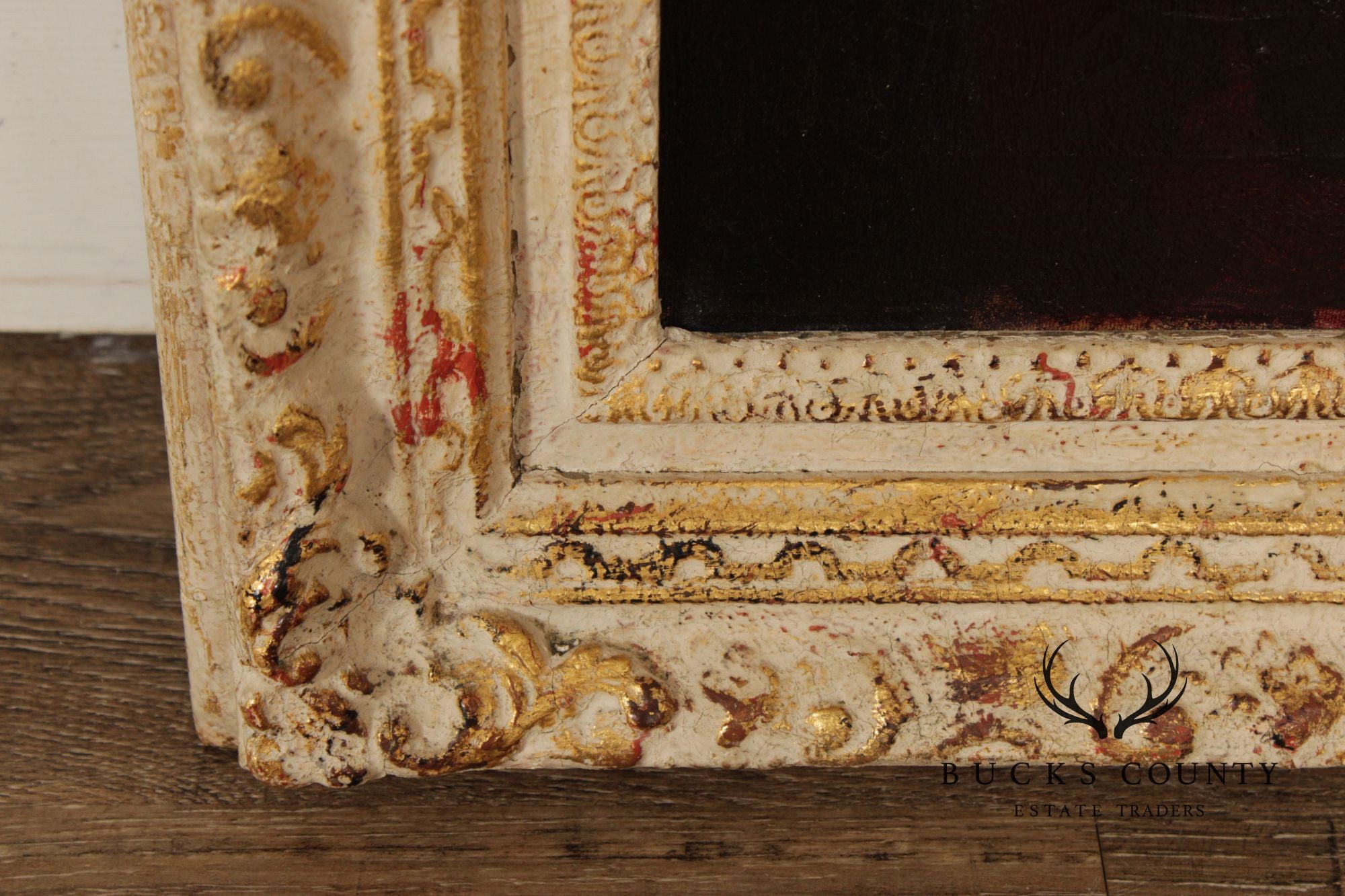 Cesare A. Ricciardi Framed Oil Portrait, Society Woman