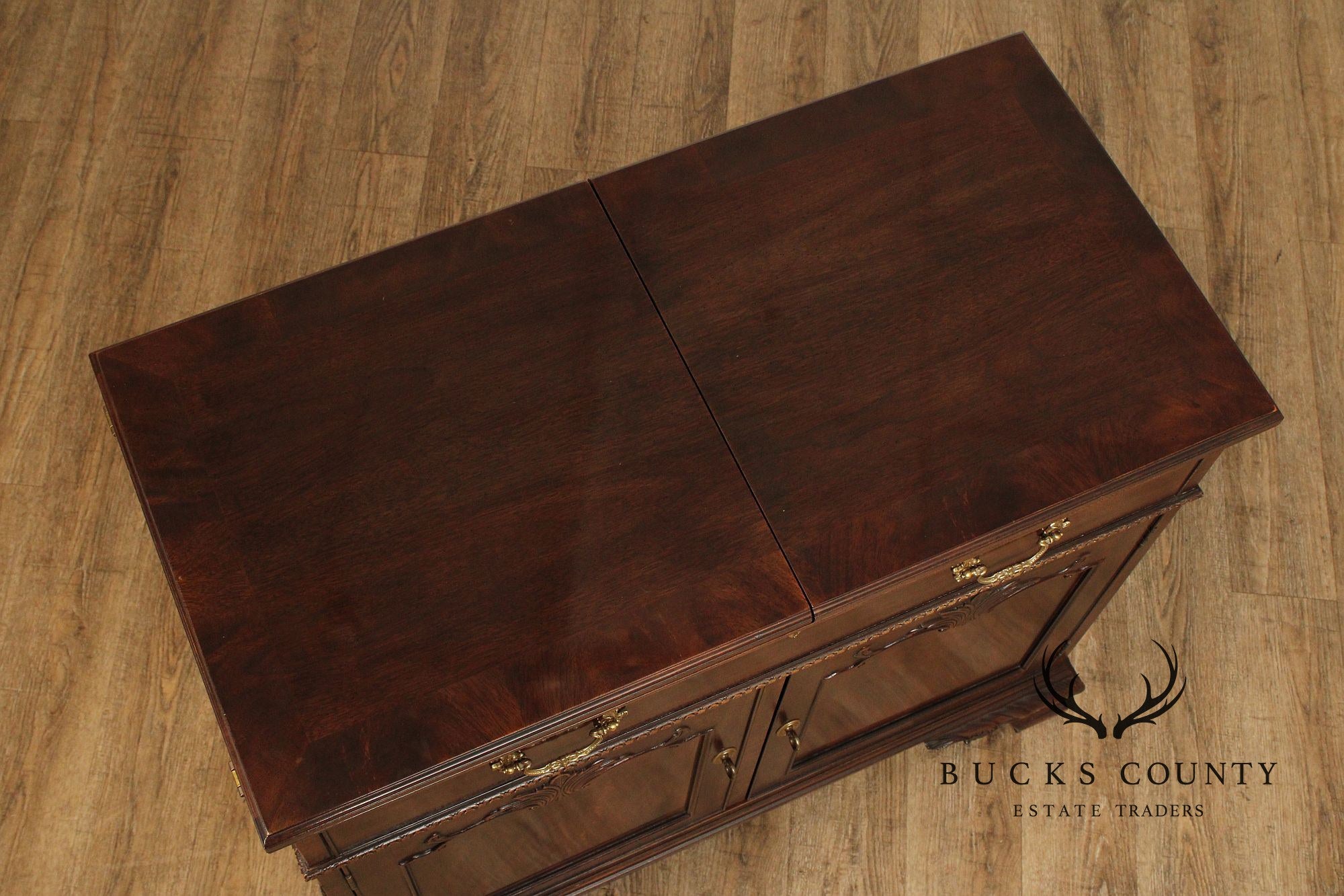 Henredon 'Rittenhouse Square' Mahogany Flip-Top Server