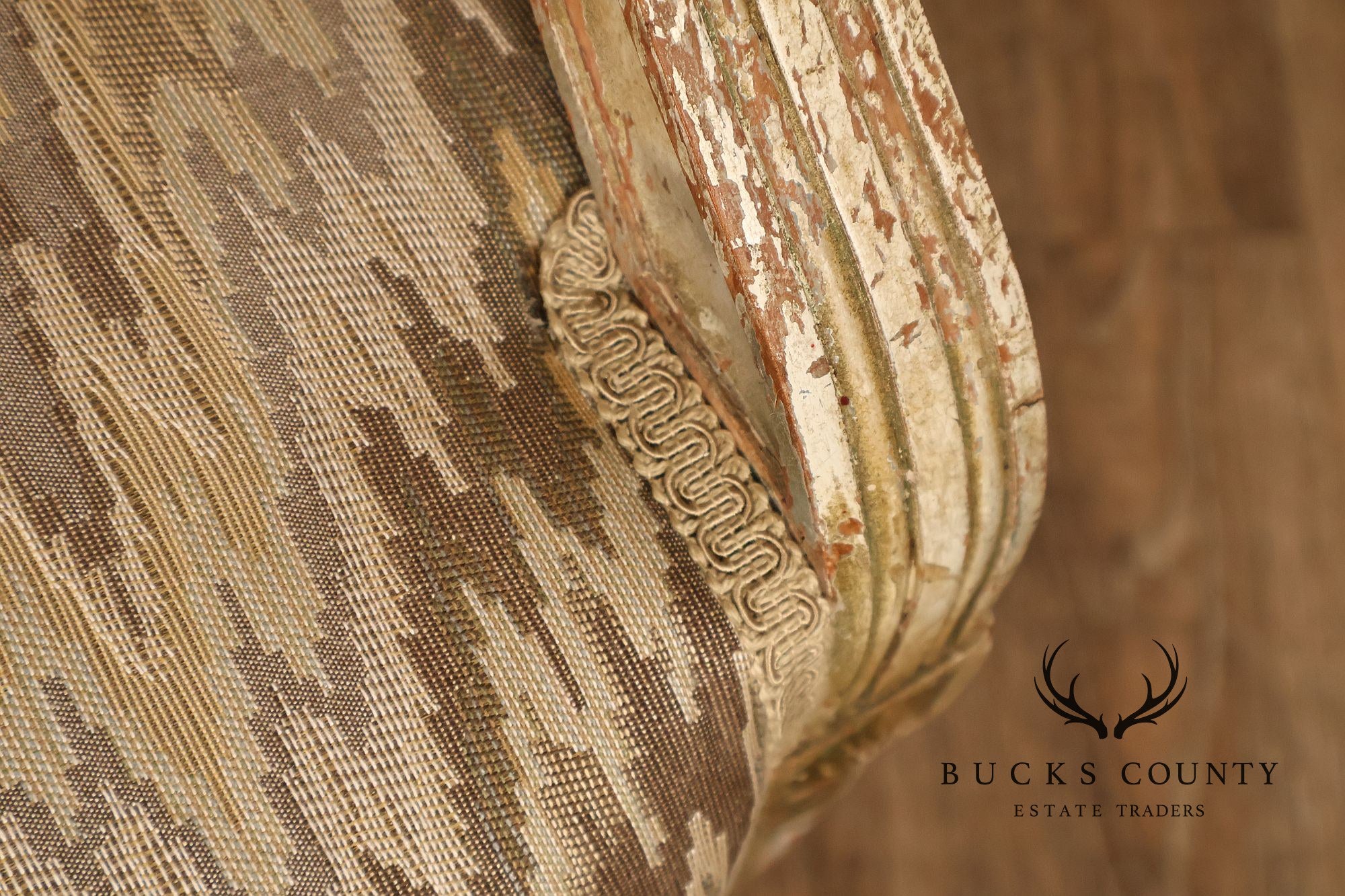 French Louis XVI Style Painted Settee