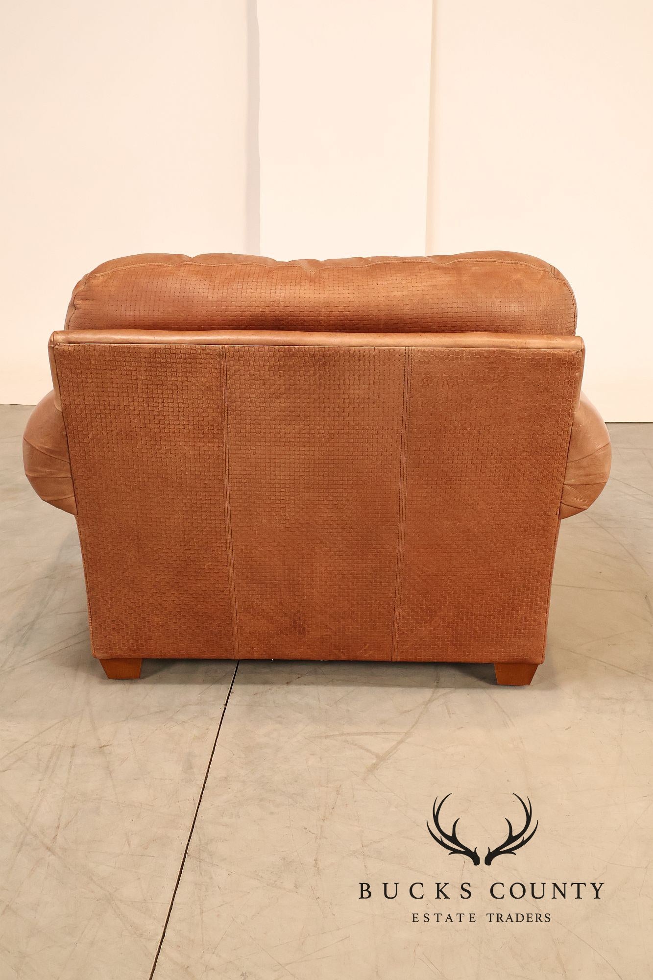 Stickley Santa Fe Leather Chair And Ottoman