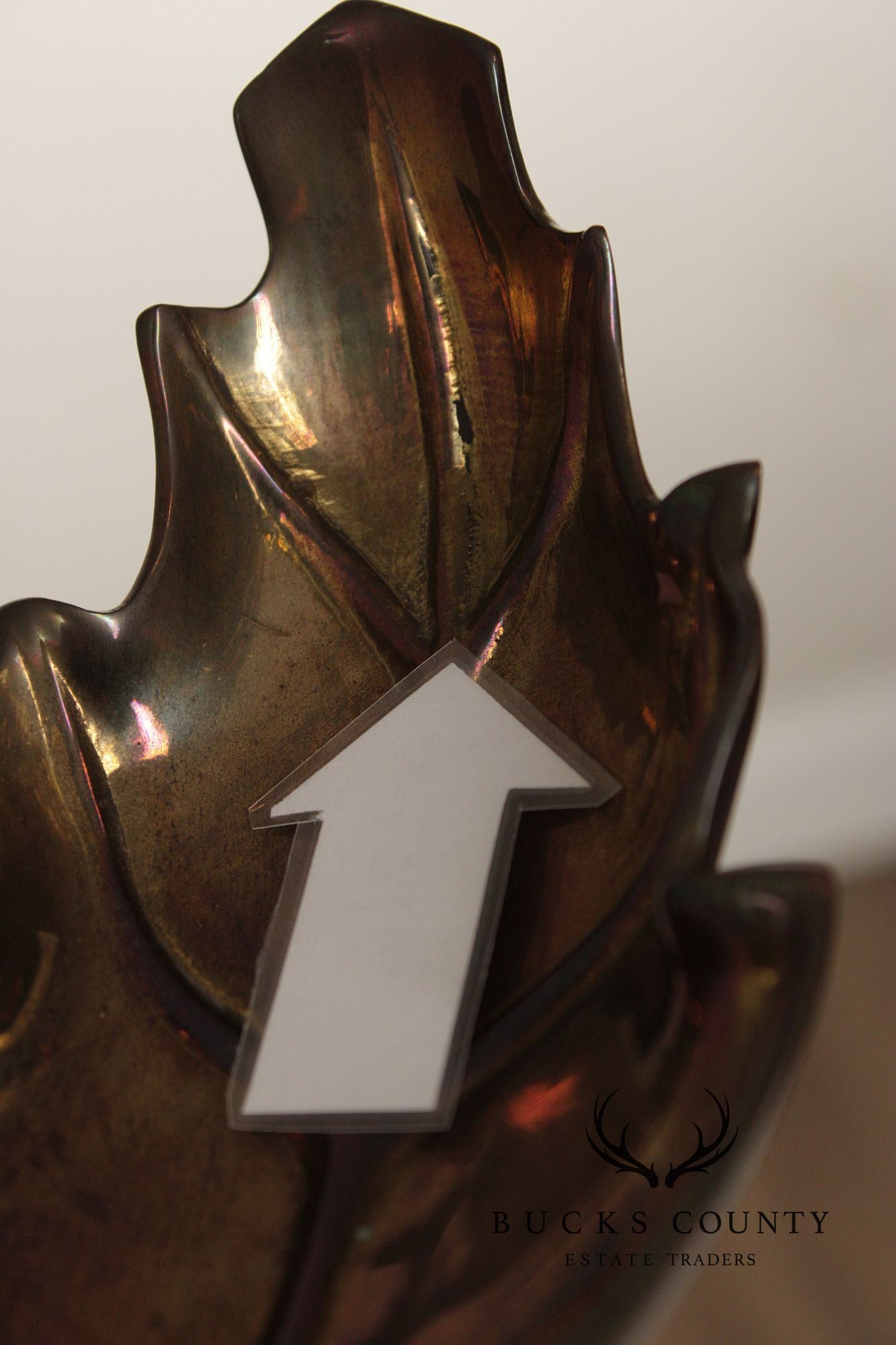 Vintage Chapman Brass Acanthus Leaf Table Lamp