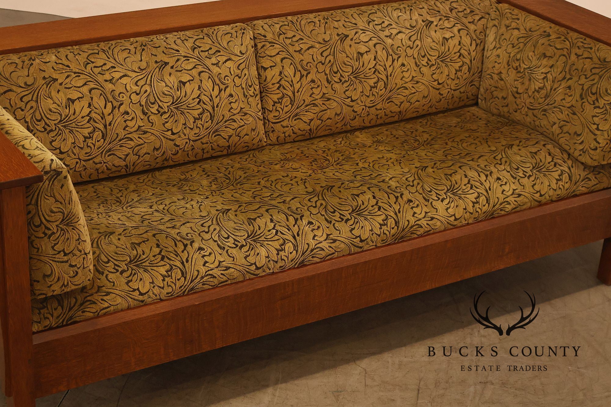 Stickley Mission Collection Oak Prairie Settle