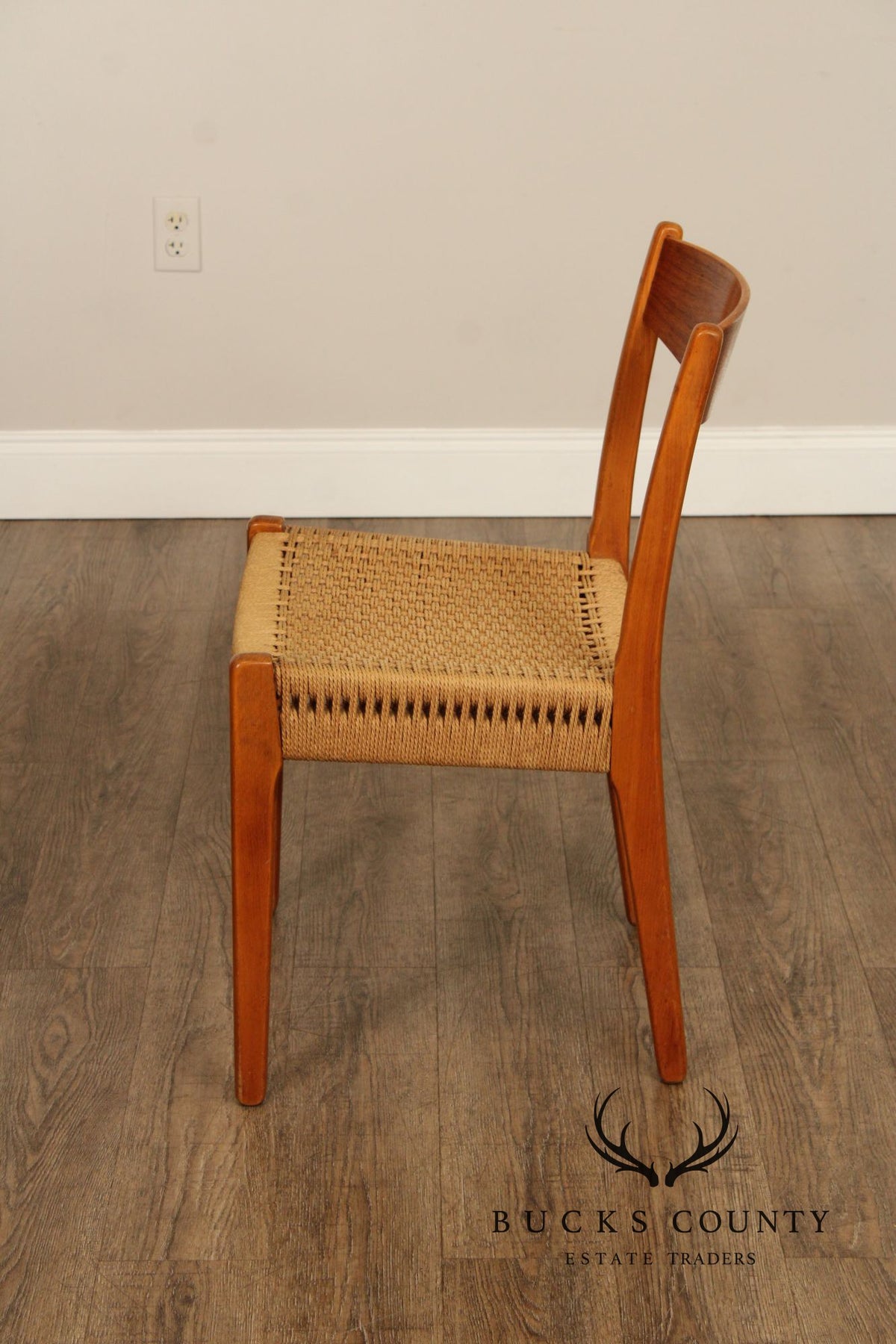Swedish Modern Pair of Teak Dining Chairs
