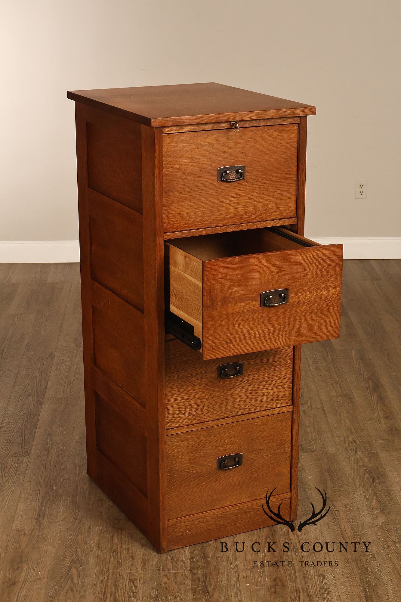 Stickley Mission Collection Oak Filing Cabinet